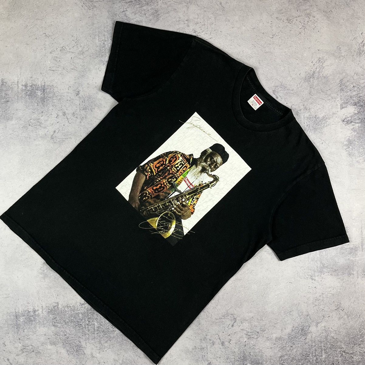 Buy Supreme Pharoah Sanders Tee Black - Novelship