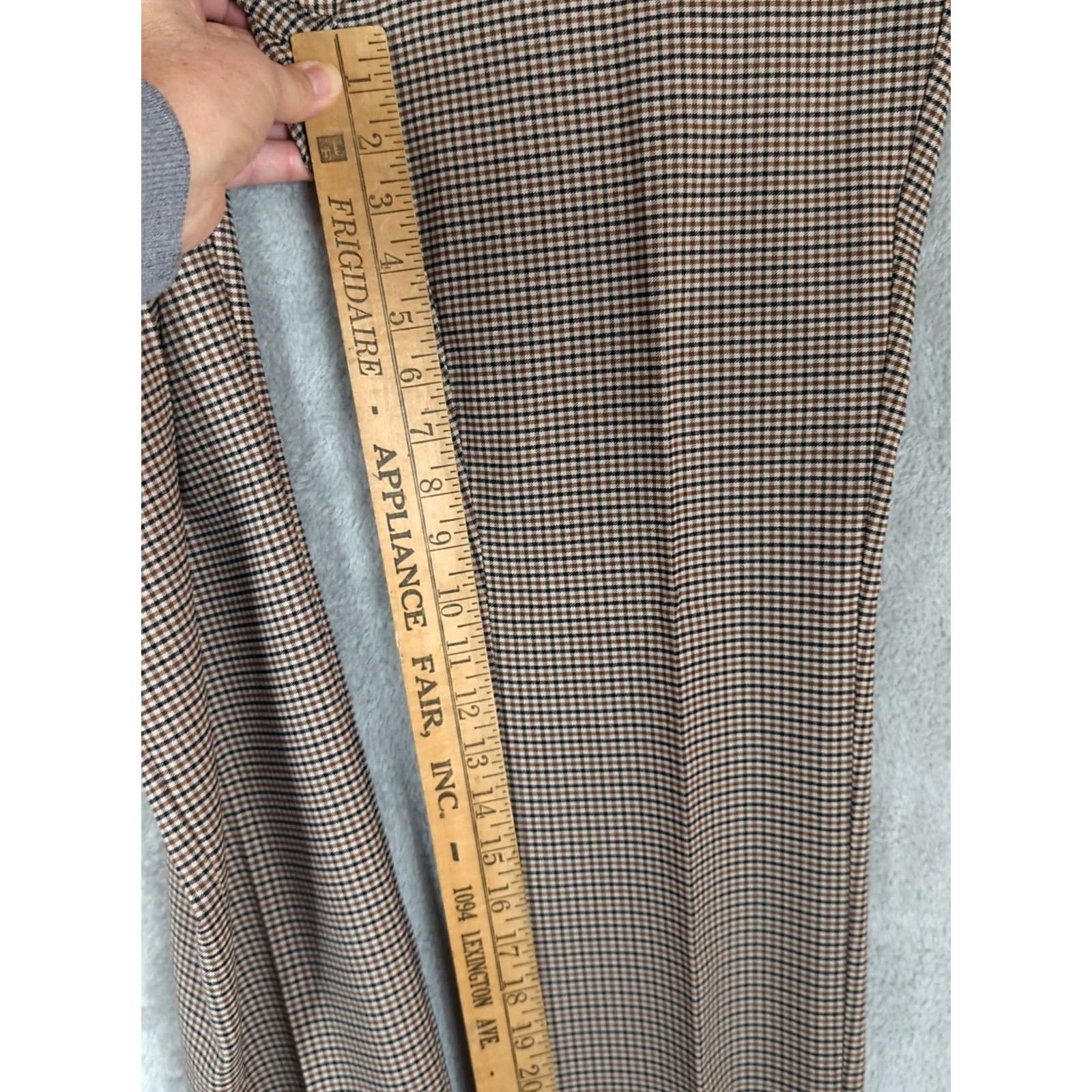Vintage Rafaella Women's Pull On Stretch Ankle Pants Size 12 Dark Academia Career Size 34" / US 12 / IT 48 - 7 Thumbnail