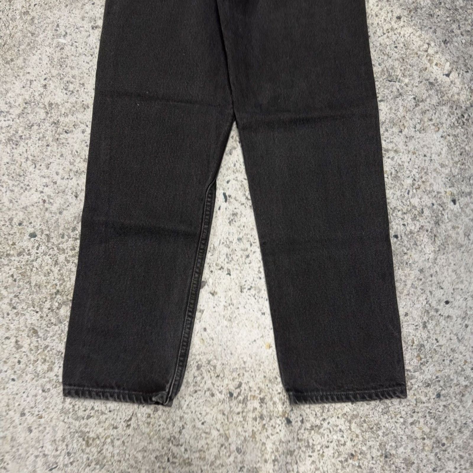 Levi's Vintage 90s Levi’s 550 Faded Black Denim Jeans Size US 29 - 8 Thumbnail