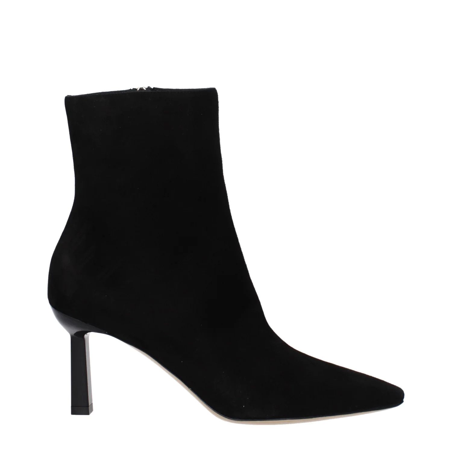 Salvatore Ferragamo ob1o1e1224 Suede Ankle Boots in Black Size US 5.5 / IT 35.5 - 1 Thumbnail