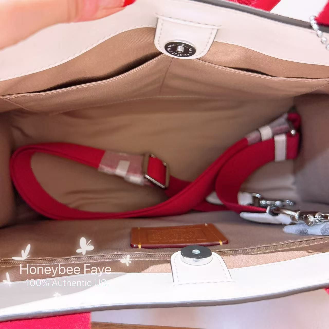 Coach NWT Coach Smith Tote Bag With Cherry Print CZ776 Size ONE SIZE - 5 Thumbnail