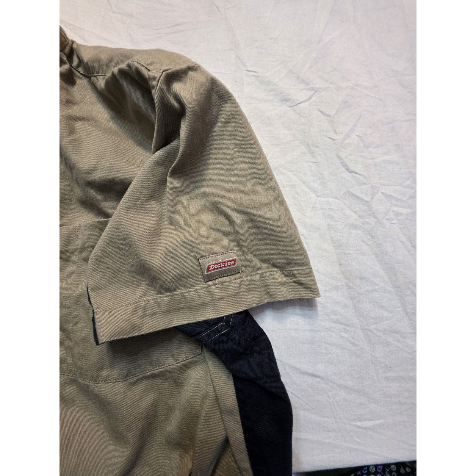 Dickies Vintage Dickies Men's Size 2XL Two Tone Short Sleeve Button Size US XXL / EU 58 / 5 - 5 Thumbnail