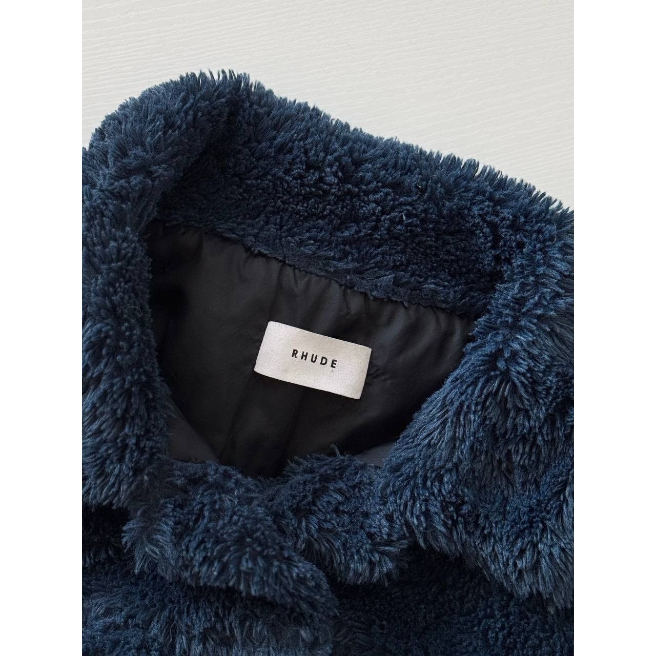 Rhude Rhude Faux Sherpa Trucker Navy Jacket Size US M / EU 48-50 / 2 - 5 Thumbnail