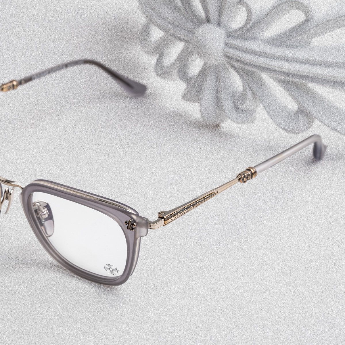 Chrome Hearts CHROME HEARTS STRAPADICTOME MATTE GRAPHITE SS GLASSES Size ONE SIZE - 3 Thumbnail
