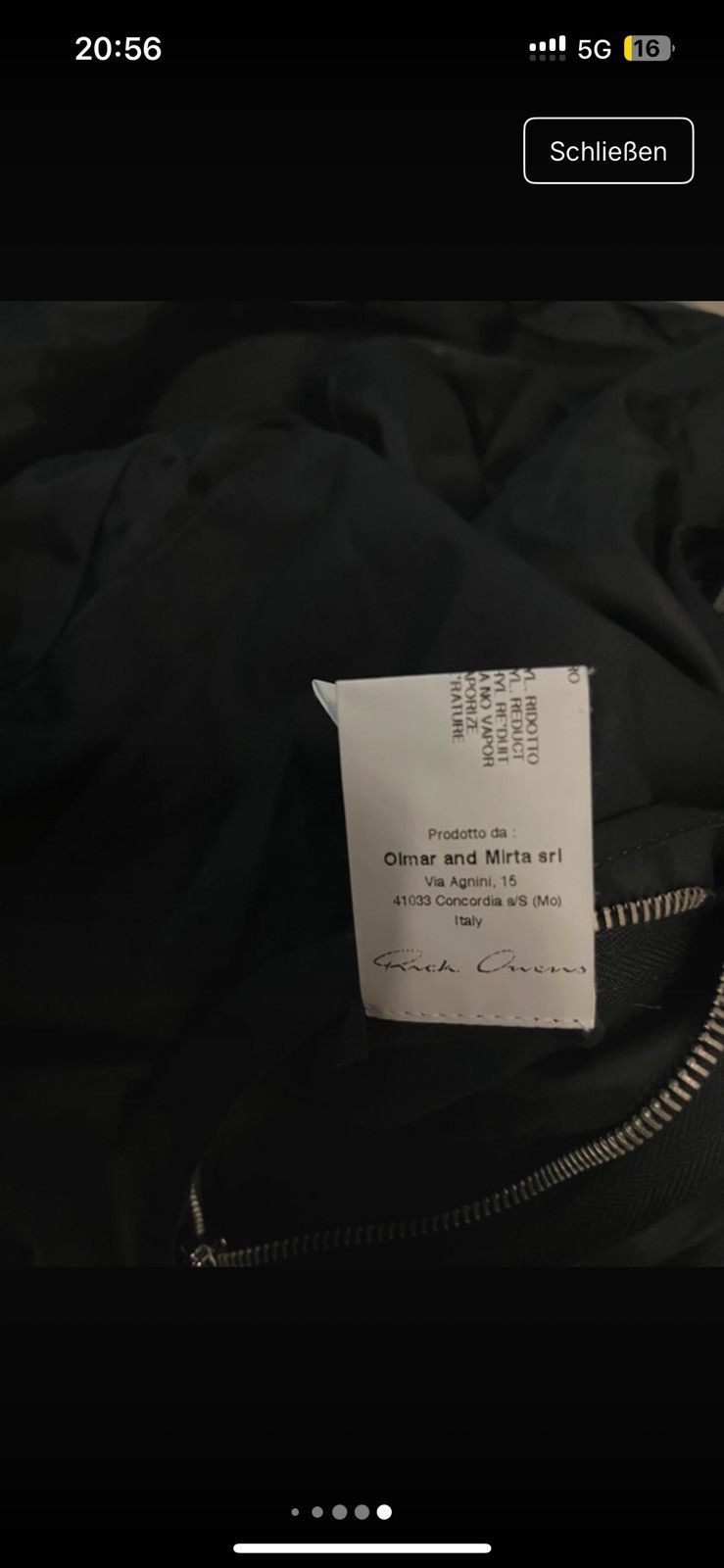 Rick Owens Rick Owens Mollino Aircut Biker-Jacket, translucent Size US M / EU 48-50 / 2 - 8 Thumbnail