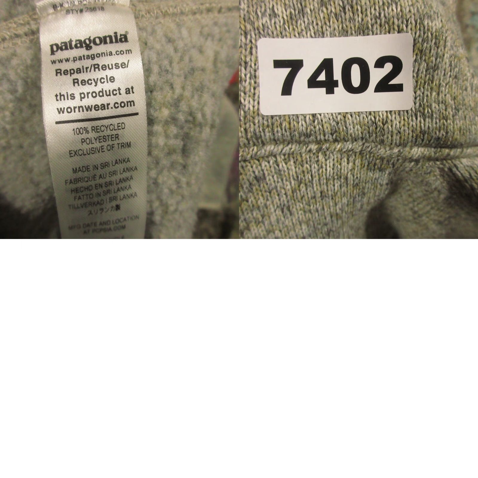 Patagonia Patagonia Sweater Womens S 1/4 Zip Fleece Pullover Beige Oatmeal Raglan Mock Neck Casual Size S / US 4 / IT 40 - 8 Thumbnail