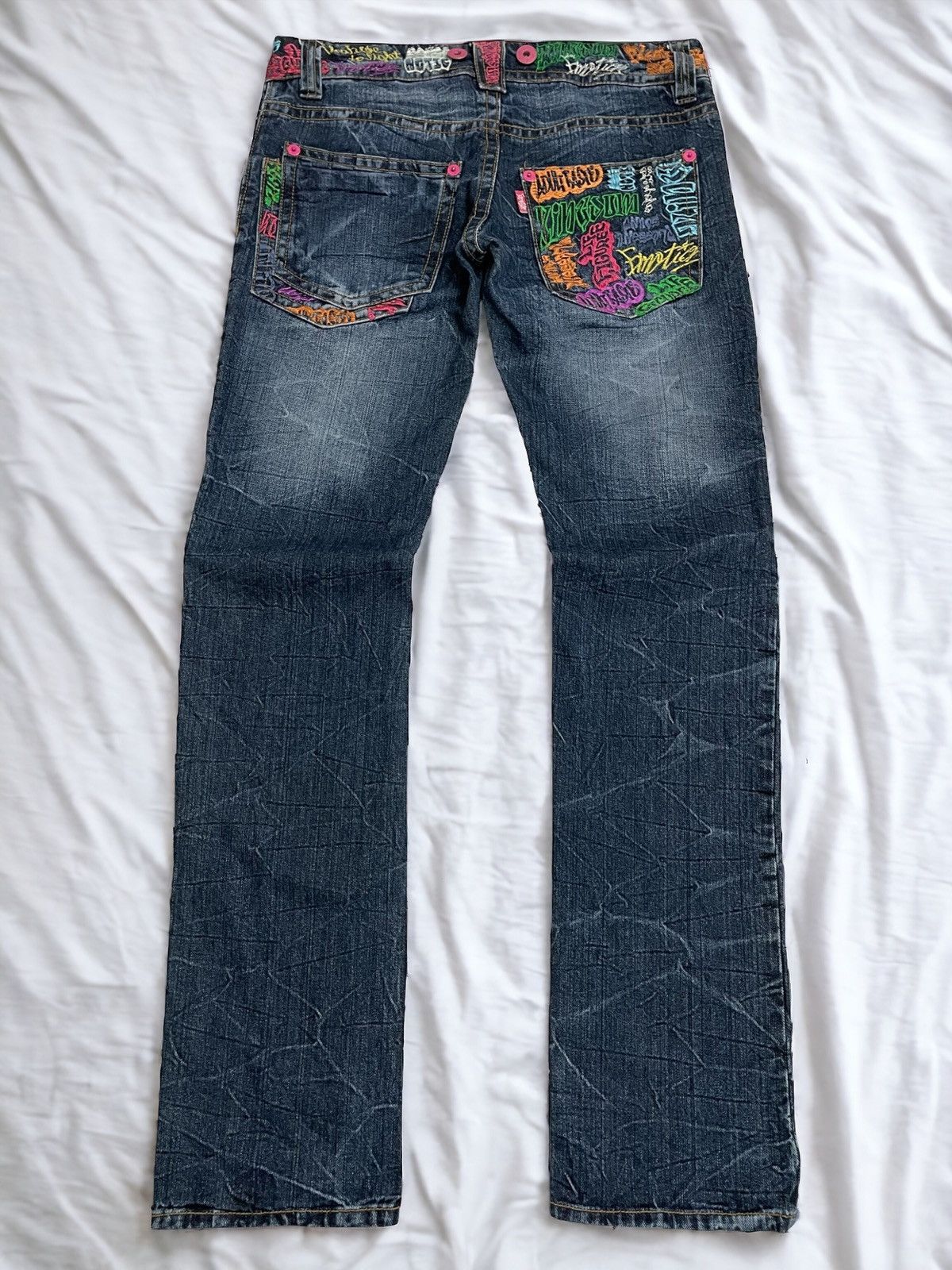 14th Addiction Y2K Embroidery Graffiti Hip Hop 2000’s Style Size US 30 / EU 46 - 1 Thumbnail