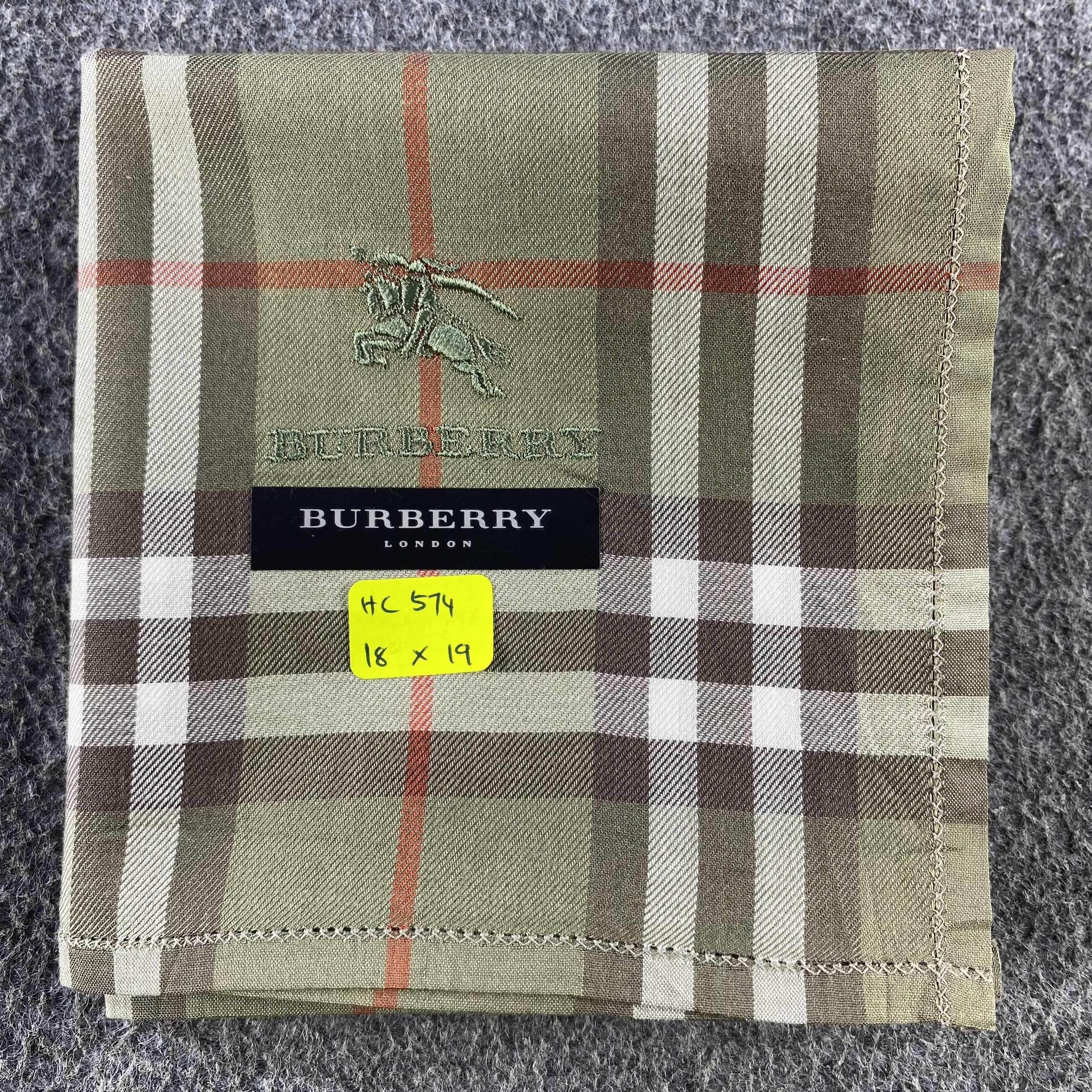 Burberry × Vintage Burberry Handkerchief/Neckerchief/Bandana HC574 Size ONE SIZE - 6 Thumbnail