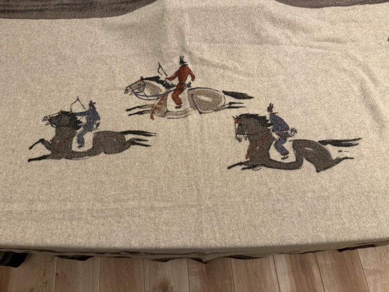 Loro Piana LORO PIANA size:180*135cm Tang Dynasty riding limited editi Size ONE SIZE - 2 Thumbnail