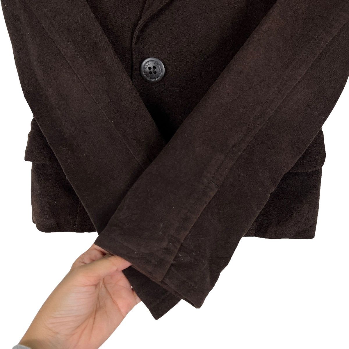 Burberry 🔥 BURBERRY MOLESKIN NOVA CHECK JACKET Size XS / US 0-2 / IT 36-38 - 12 Thumbnail