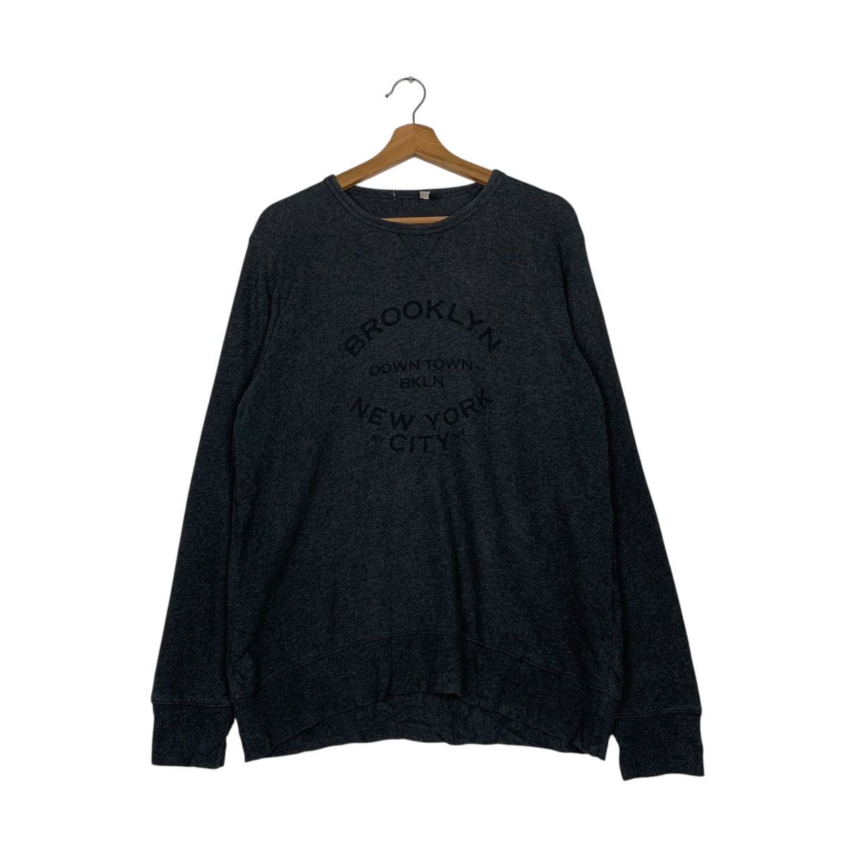 Japanese Brand Brooklyn New York Crewneck Sweatshirt Size US XL / EU 56 / 4 - 1 Thumbnail