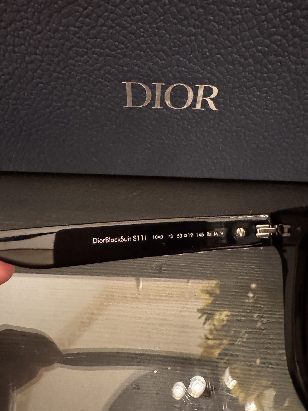 Dior DiorBlackSuit S11I Men’s Sunglasses Size ONE SIZE - 8 Thumbnail