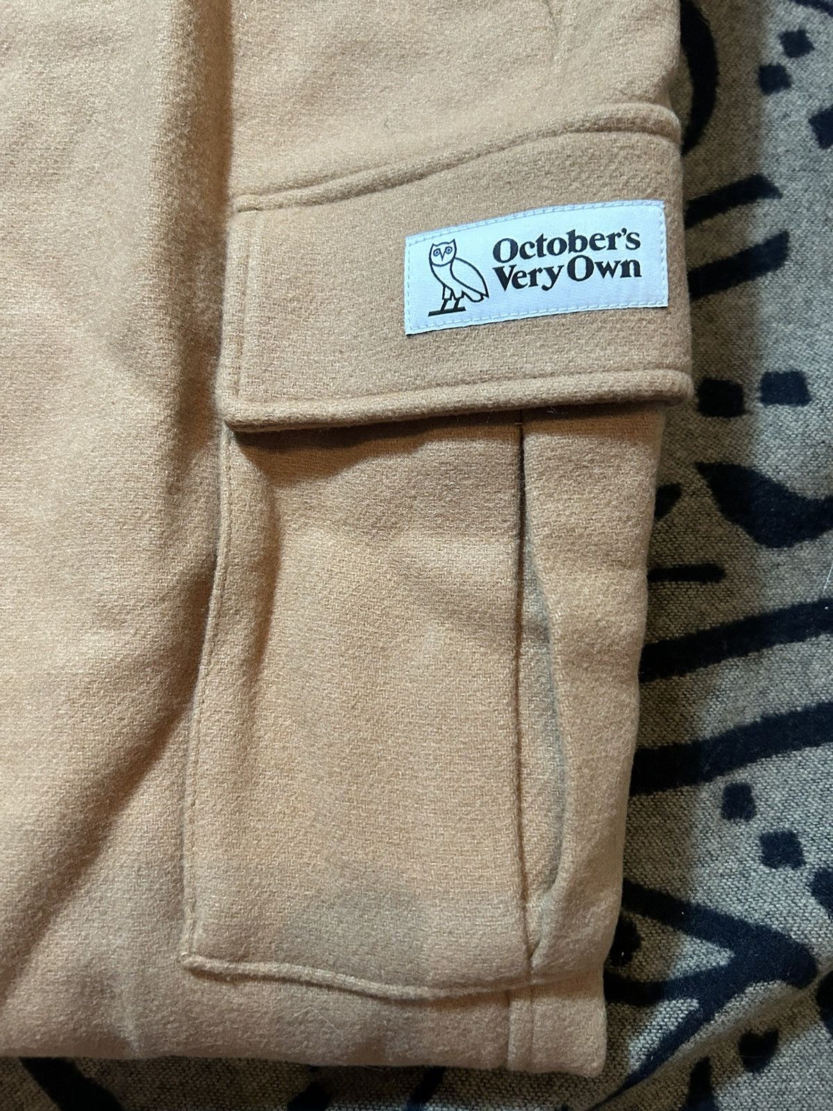 Drake × October's Very Own Octobers Very Own Wool Khaki Cargo Pants Size US 34 / EU 50 - 4 Thumbnail