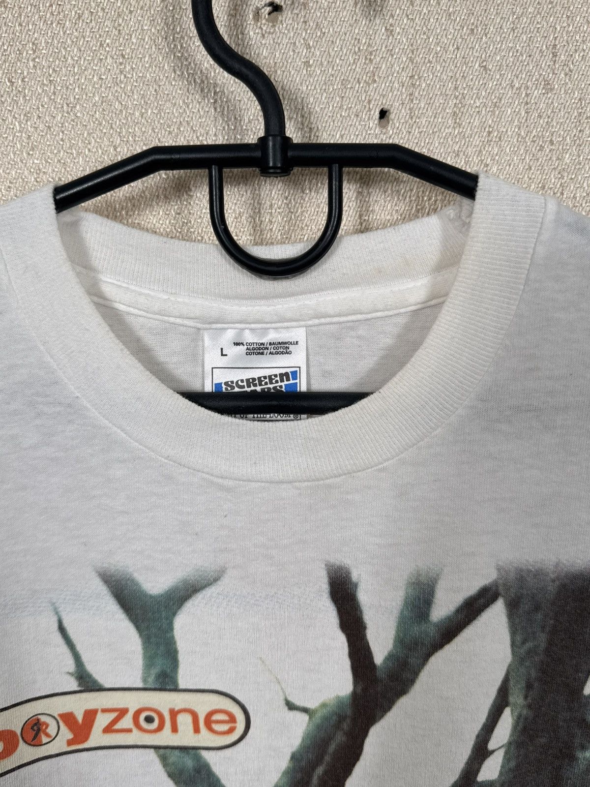 Other Vintage Boyzone T shirt 1997 Summer Tour Band White Hype L Size US L / EU 52-54 / 3 - 14 Thumbnail