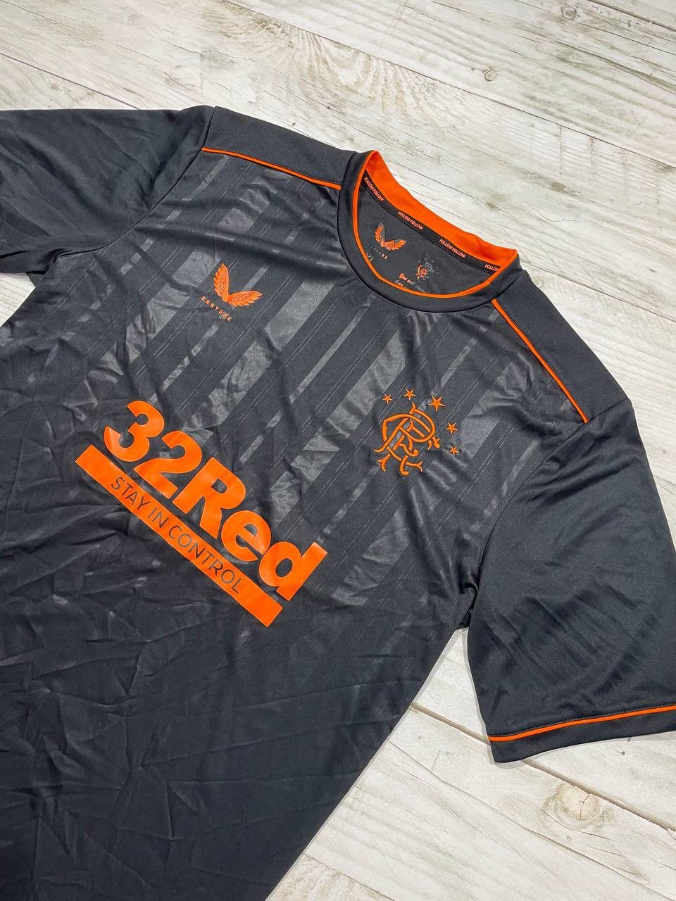 Castore Glasgow Rangers 2020 2021 Third Football Shirt Soccer Jersey Size US XL / EU 56 / 4 - 2 Thumbnail