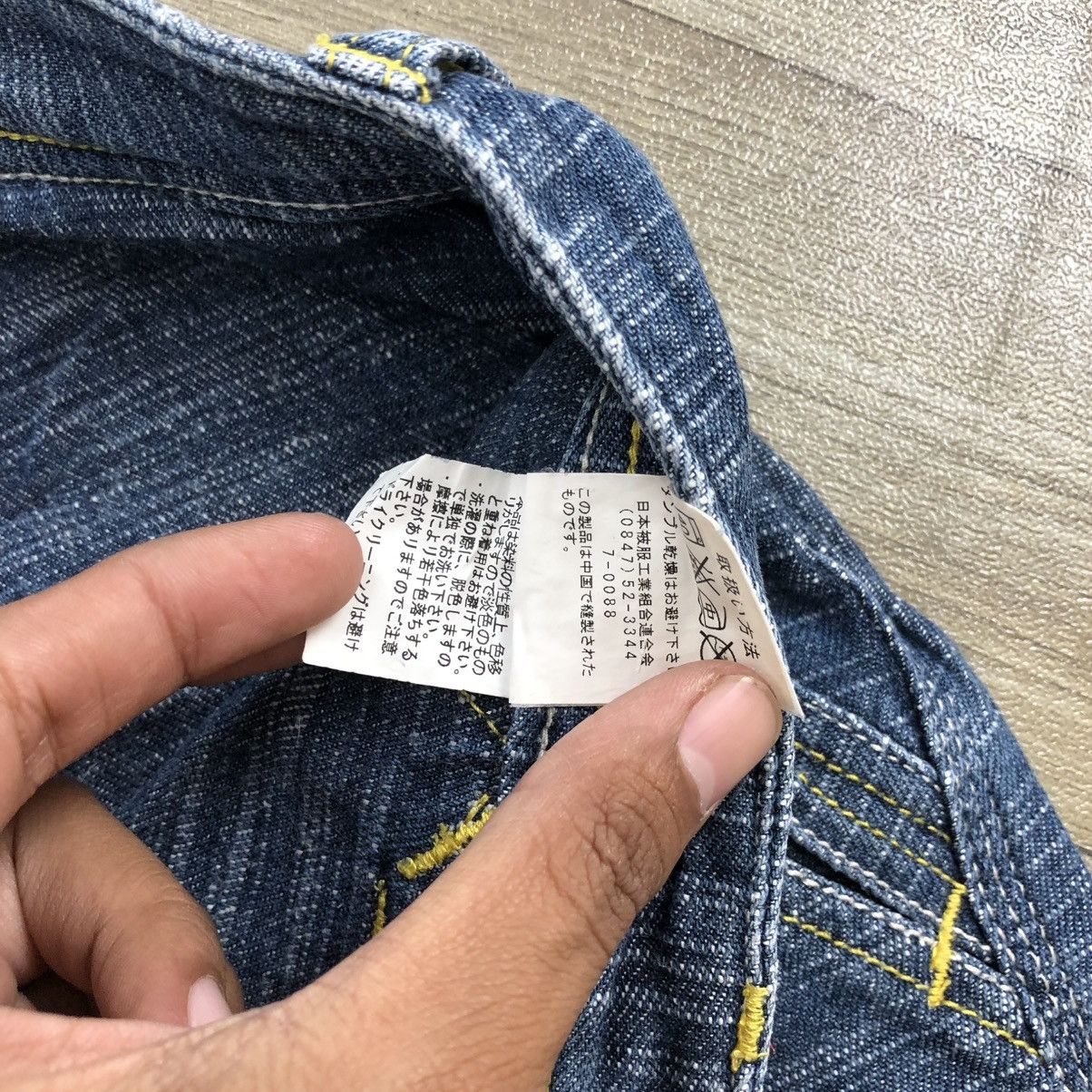 Carhartt × Japanese Brand Vintage Transer Double Knee Carpenter Baggy Jeans Y2K Size US 27 - 8 Thumbnail