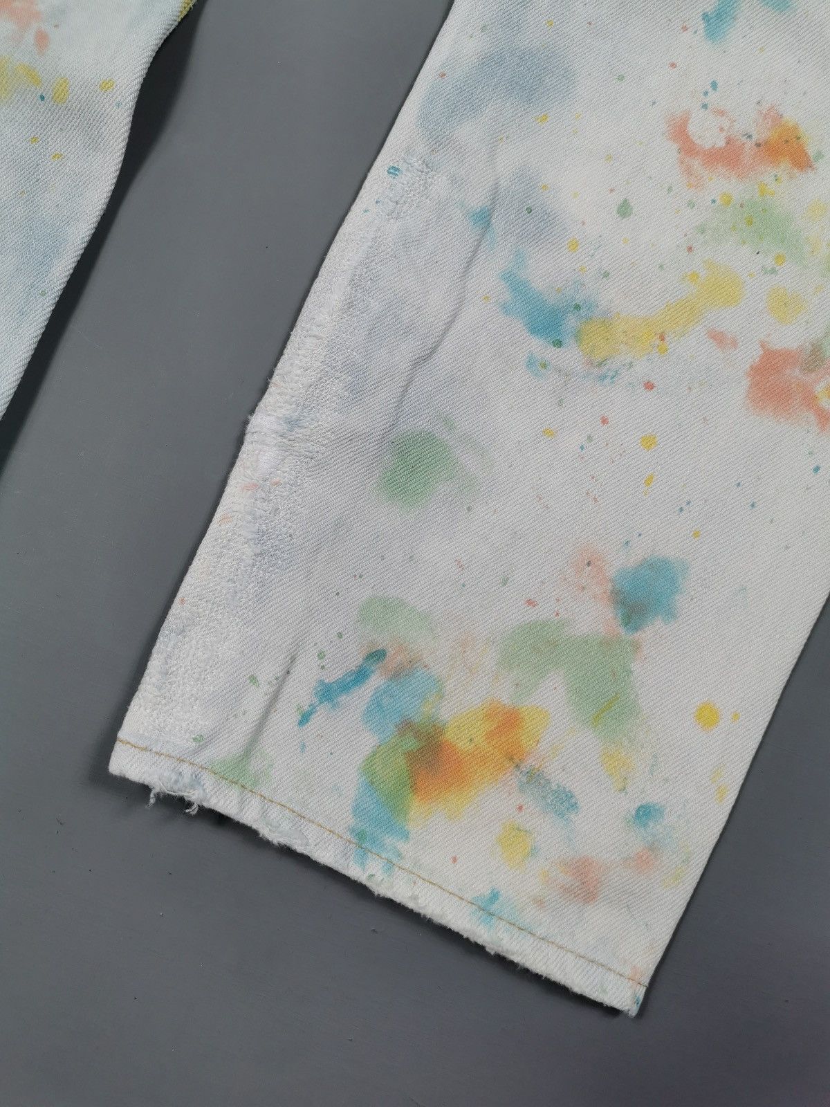 Japanese Brand RNA Japan Water Paint Denim Jeans Size US 30 / EU 46 - 10 Thumbnail