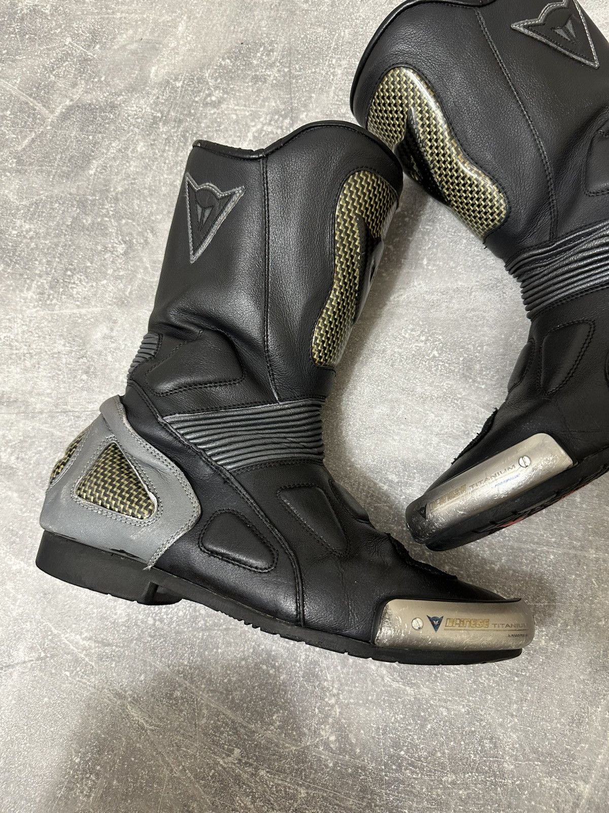 Other Vintage Dainese Racing Leather Membrane Boots Size US 12 / EU 45 - 7 Thumbnail