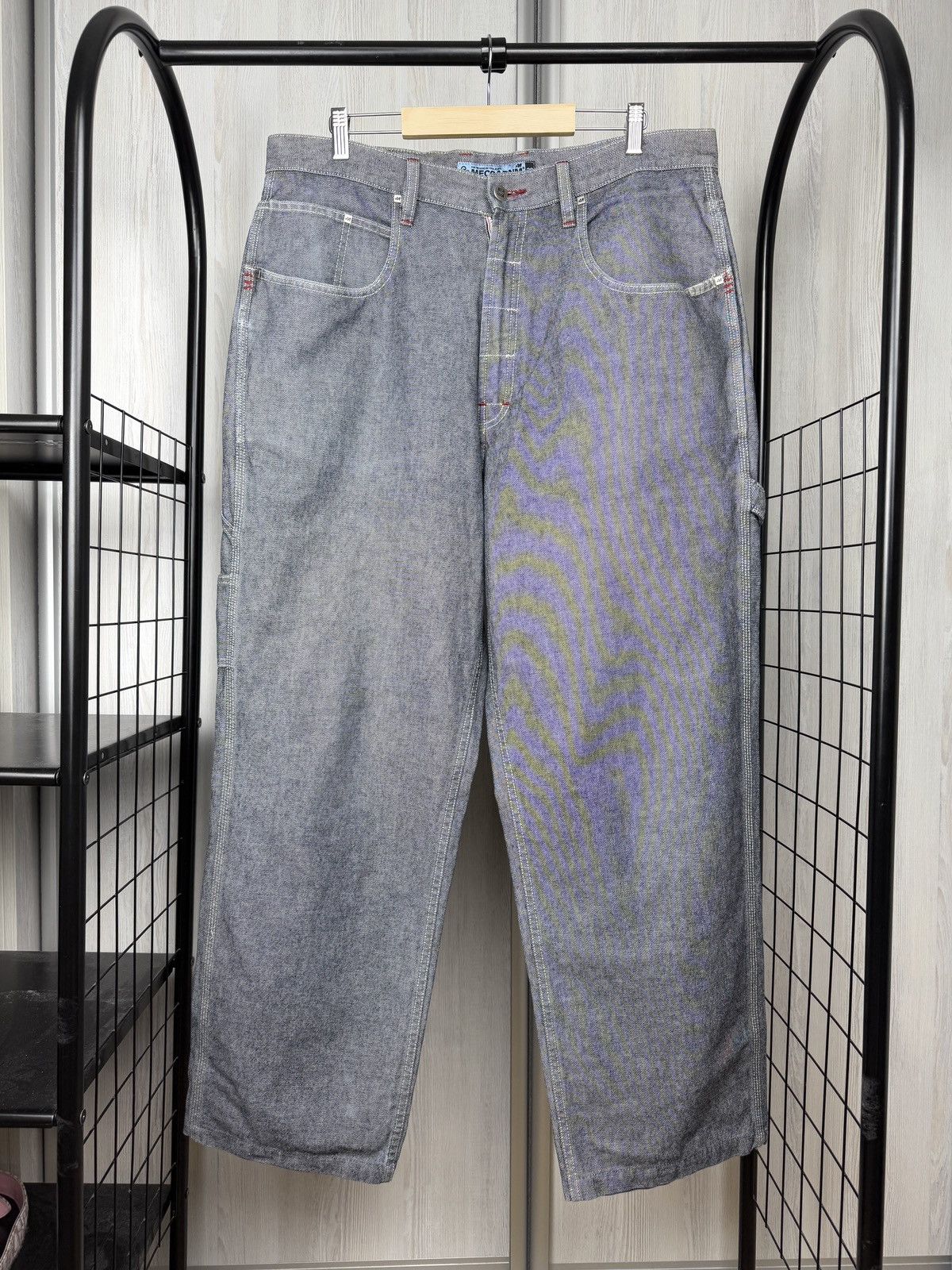 Mecca Mecca USA Denim Baggy Carpenter y2k vintage Wide pants 36 Size US 36 / EU 52 - 3 Thumbnail