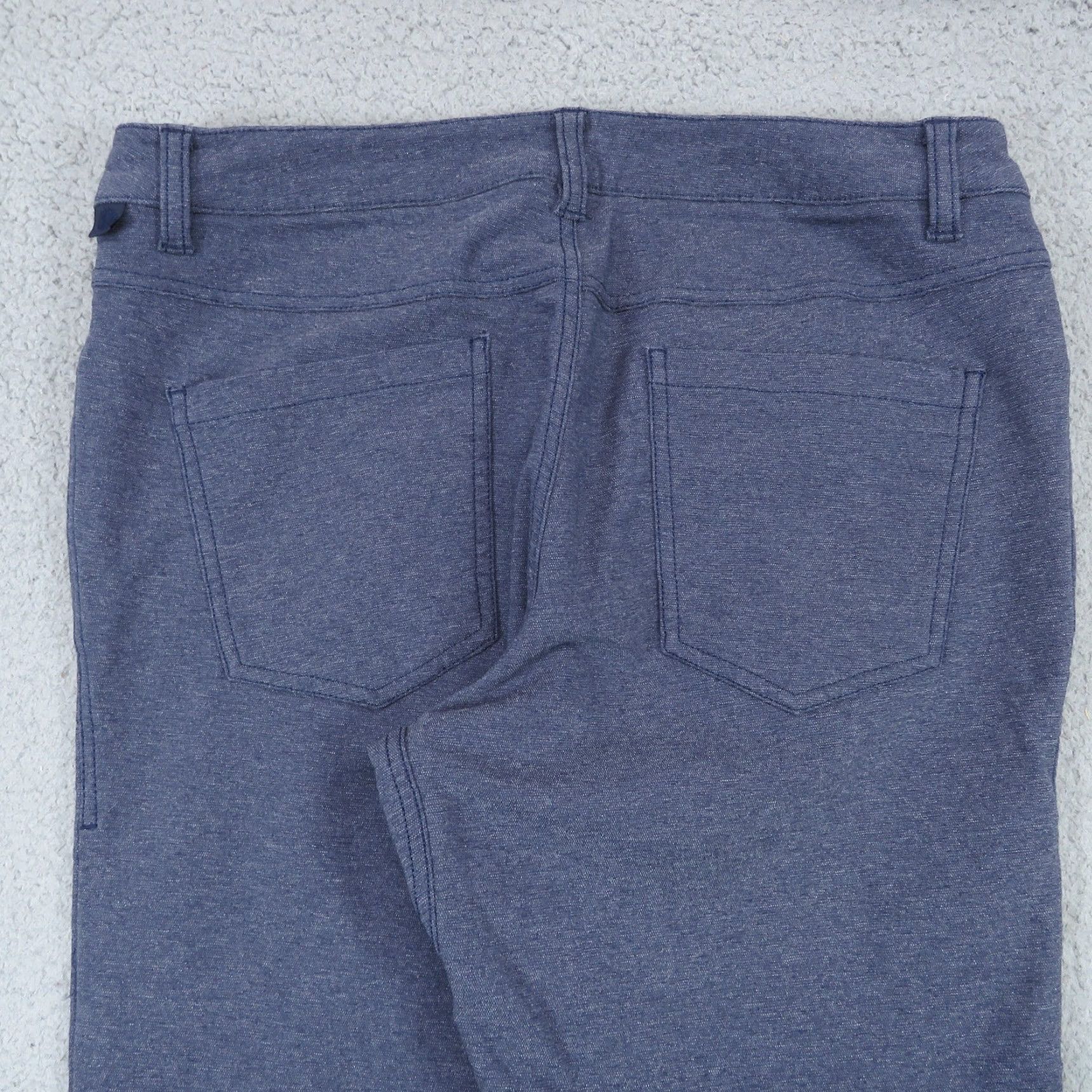 Lululemon Lululemon ABC Pants Mens 32x27 Heather Navy Skinny Fit Utilitech Jeans Commute Size US 32 / EU 48 - 3 Thumbnail