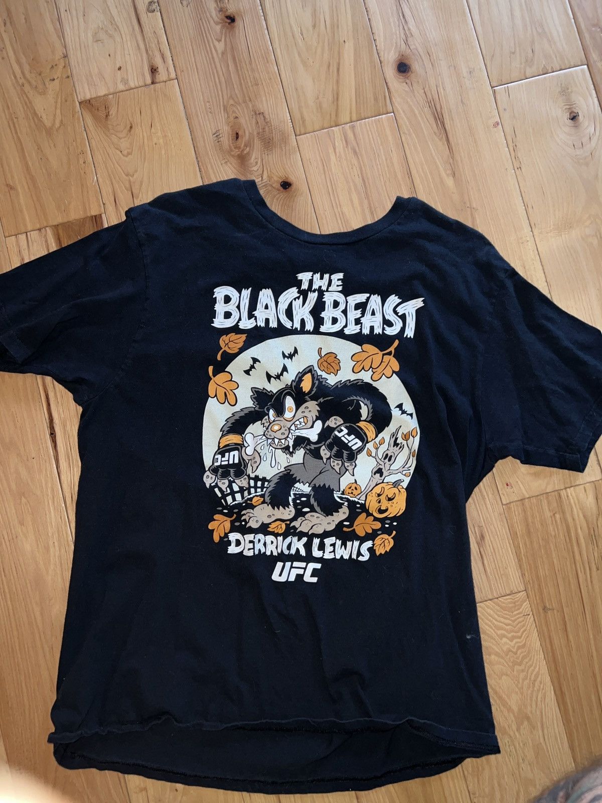 UFC Derek Lewis ufc shirt “the black beast” Size US L / EU 52-54 / 3 - 1 Thumbnail