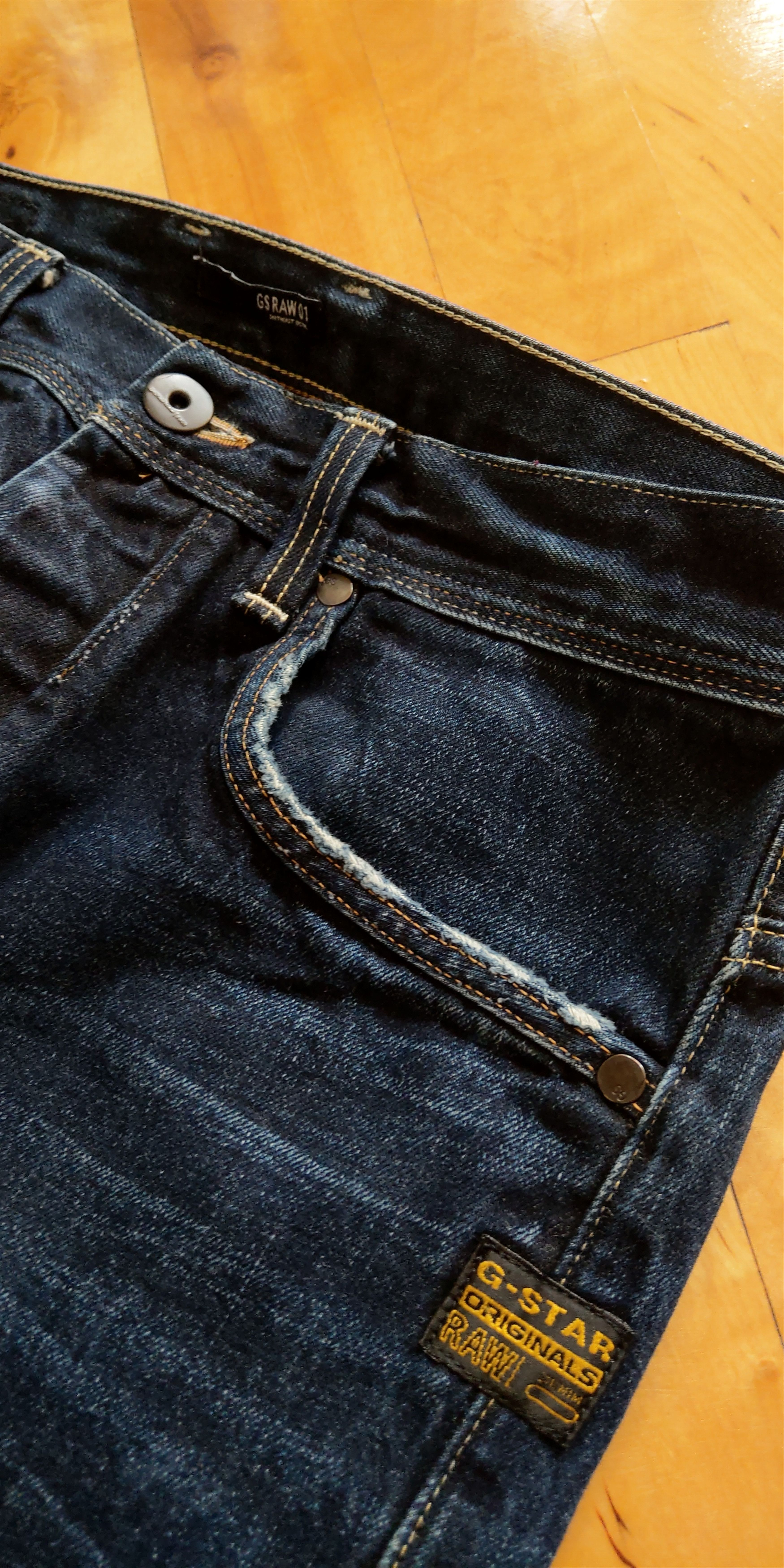 G-Star Skinny Baggy Stacked Pants Semi Flared Alt Neo Denim Goth 32 Size US 32 / EU 48 - 10 Thumbnail