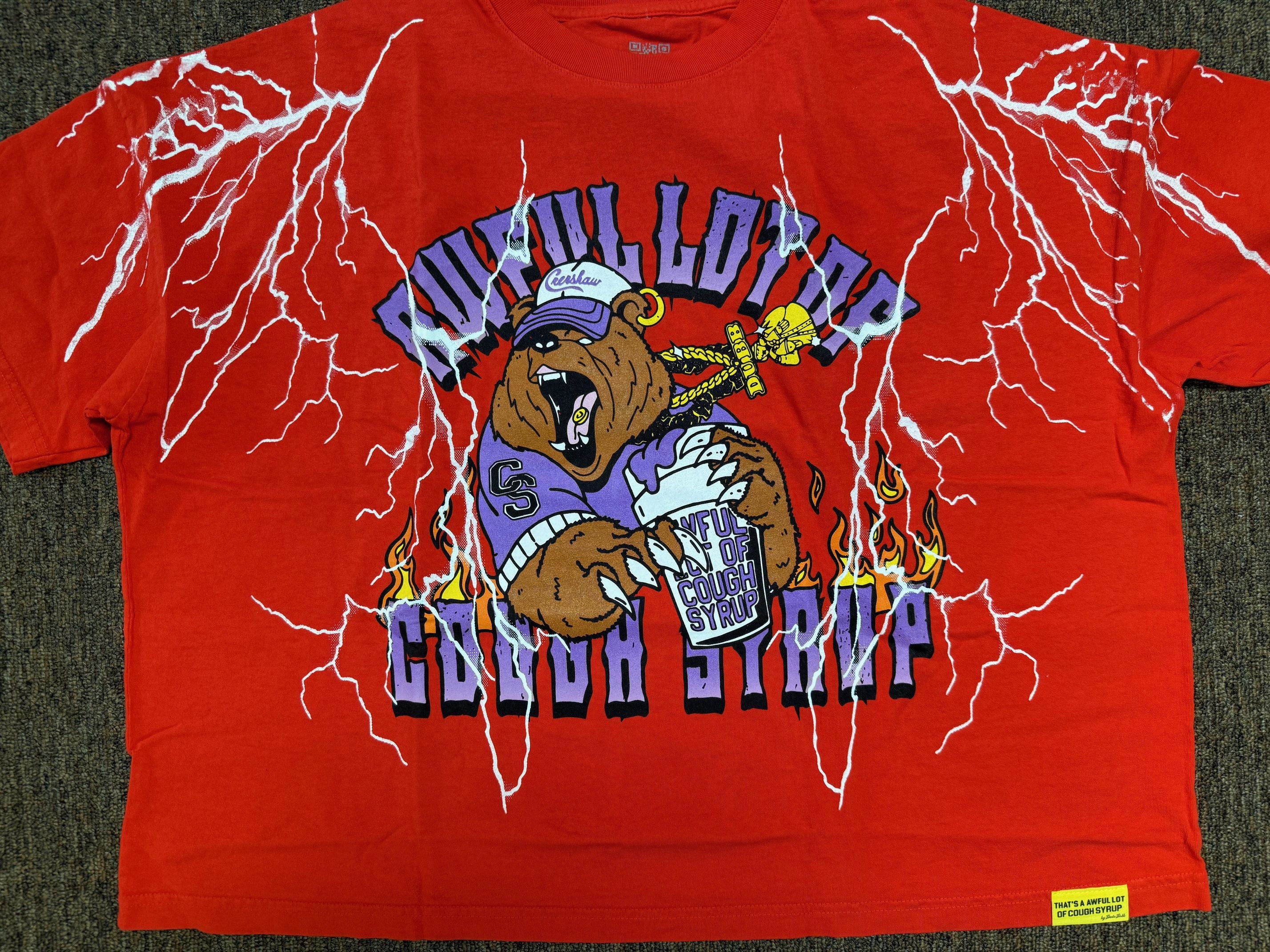 Awful Lot of Cough Syrup Awful lot of cough syrup Bear tee | Grailed