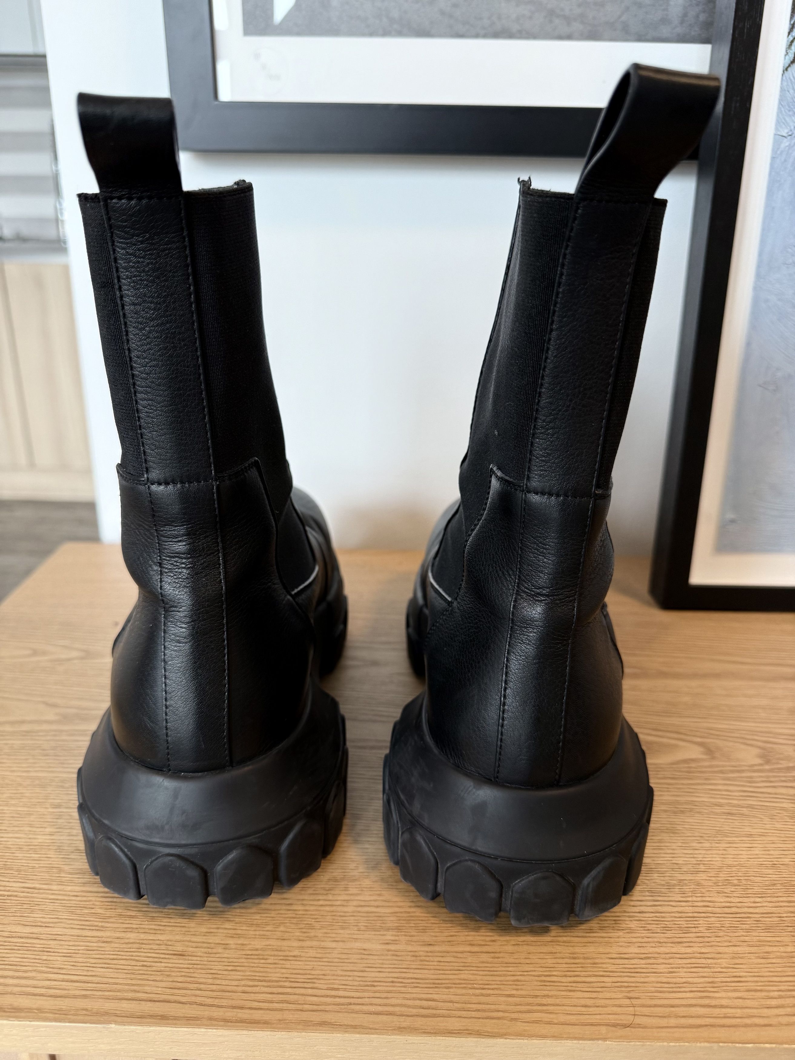 RICK OWENS BEATLE BOZO TRACTOR BLACK - 40 Footwear