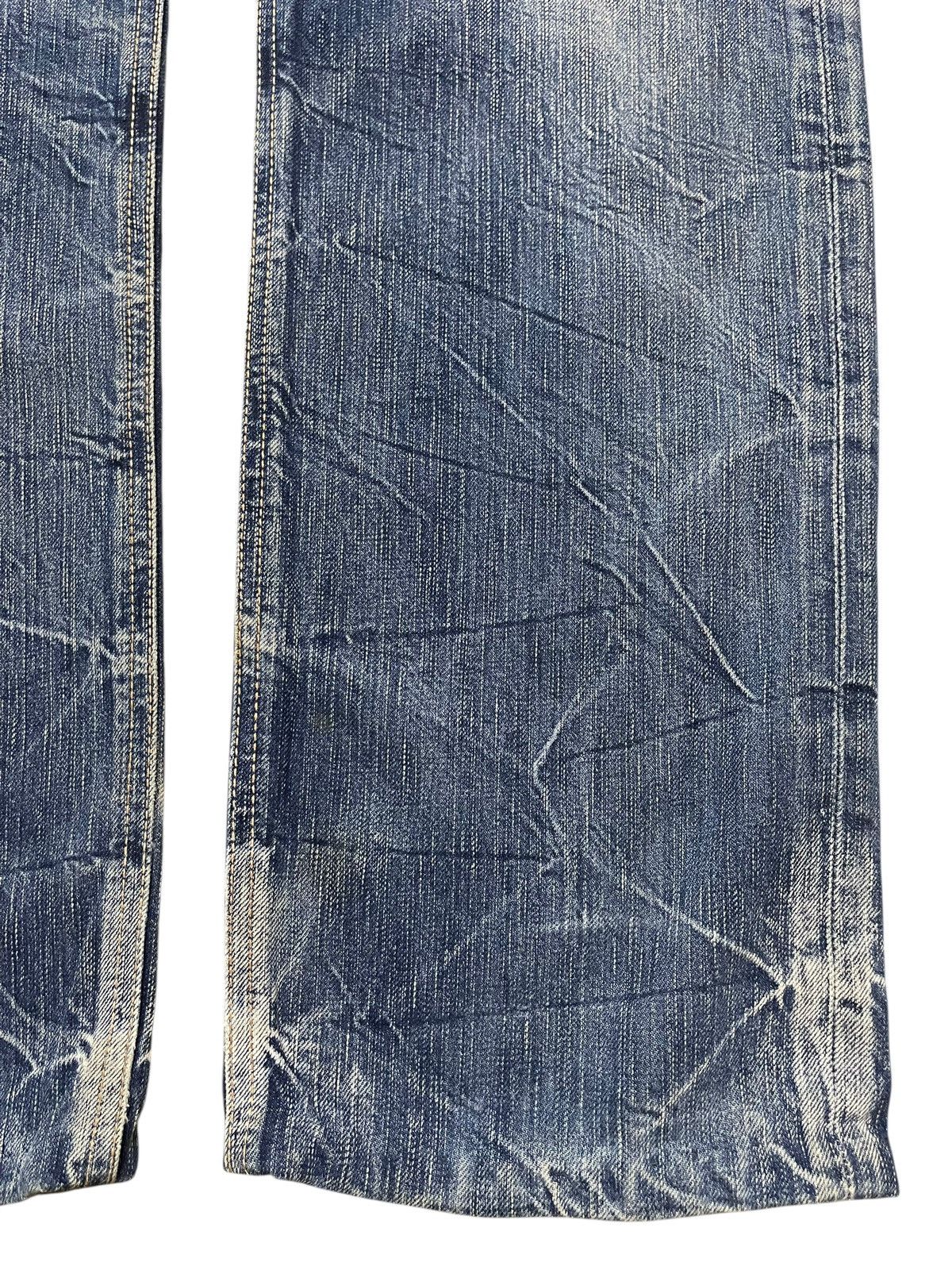 Edwin Vintage Japan Edwin 502 Faded Wash Distressed Loose Jeans Size US 32 / EU 48 - 8 Thumbnail