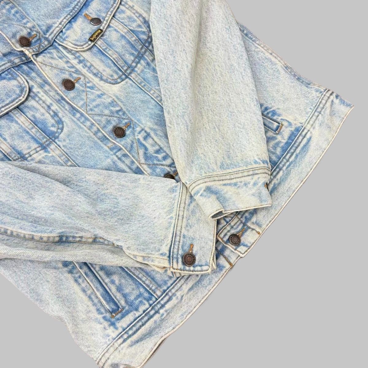 Supreme Ss16 Supreme Denim trucker jacket Size US M / EU 48-50 / 2 - 3 Thumbnail