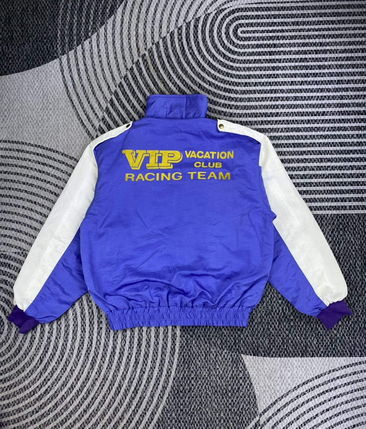 Japanese Brand Vtg VIP Vacation Club Racing Team Block Color Jacket Size US M / EU 48-50 / 2 - 1 Thumbnail