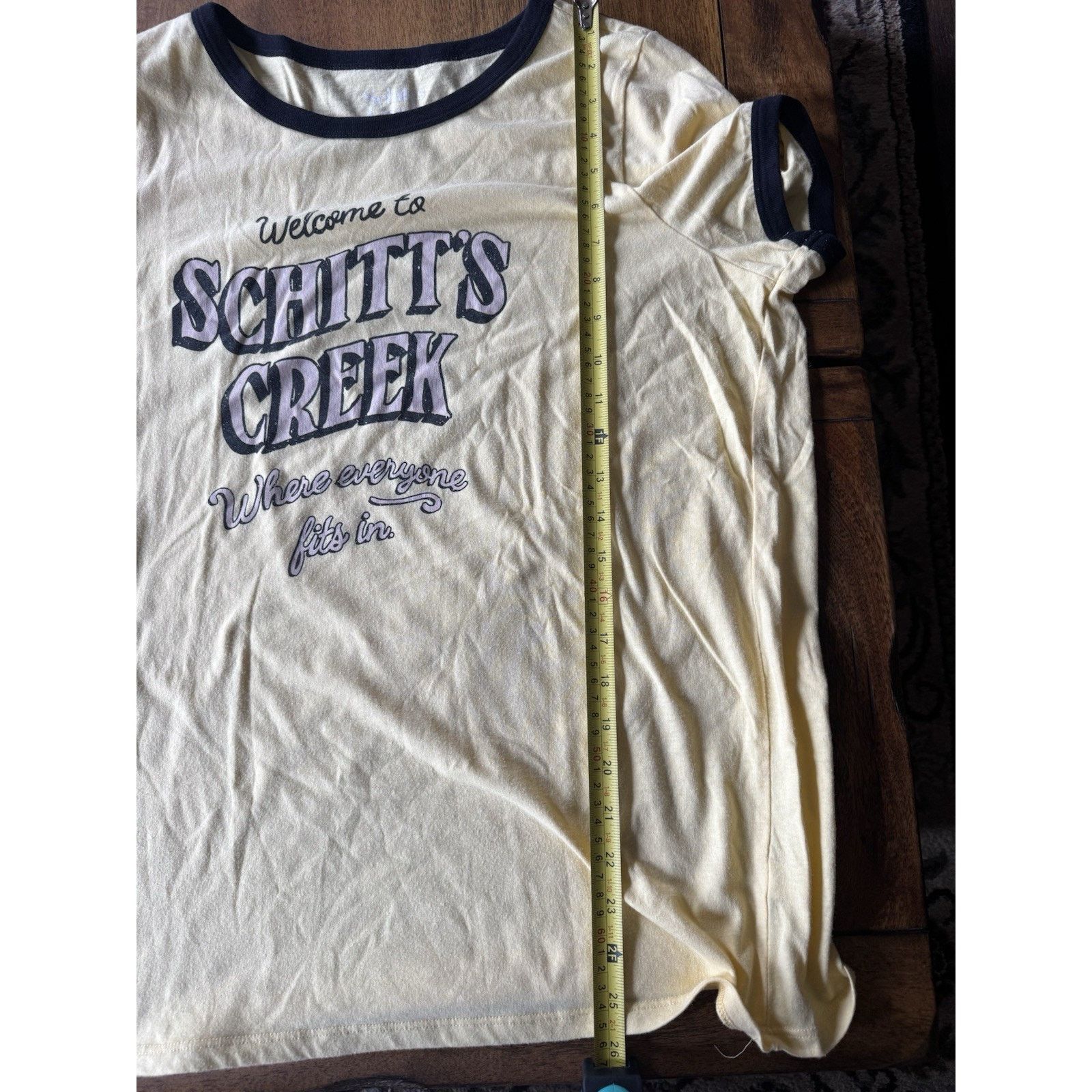 Torrid Schitt’s Creek Yellow Ringer Graphic Tee Women’s L Size L / US 10 / IT 46 - 7 Thumbnail