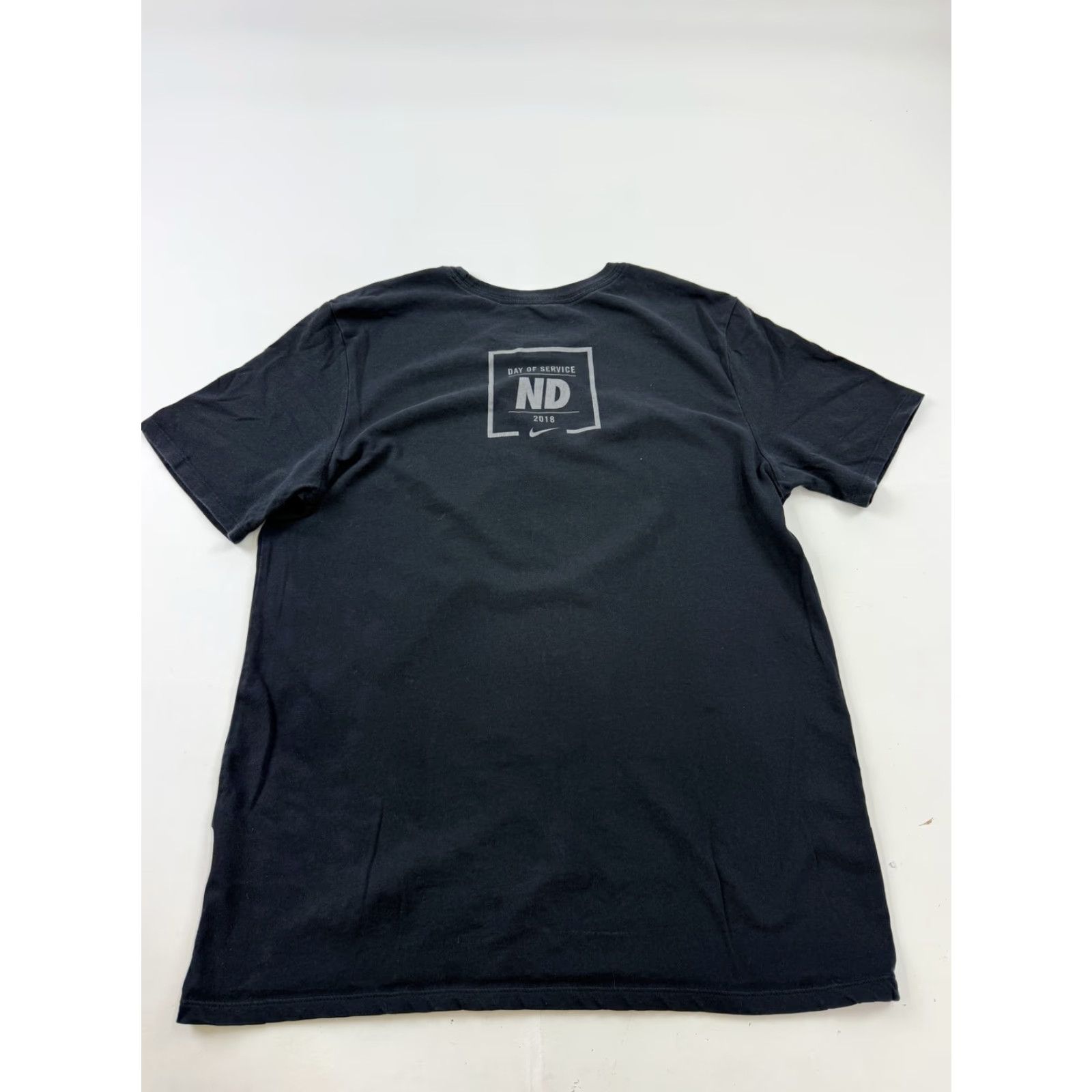 Nike Nike Shirt Mens Large Black Dri-Fit ND Day Of Service 2018 Athletic Tee Top Size US L / EU 52-54 / 3 - 5 Thumbnail