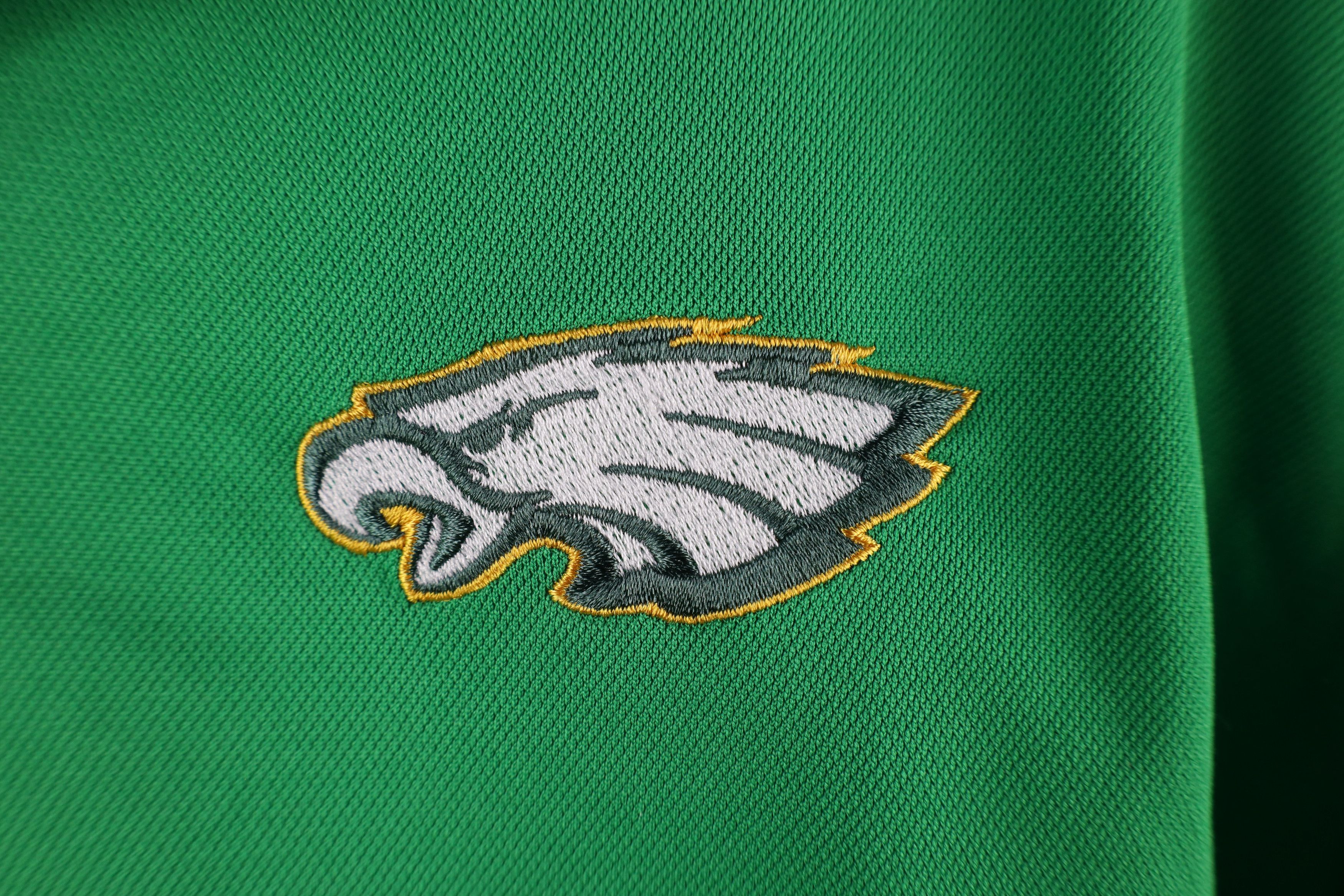 Vintage Vintage Golf Eagles Football Short Sleeve Polo Shirt Green Size US L / EU 52-54 / 3 - 4 Thumbnail