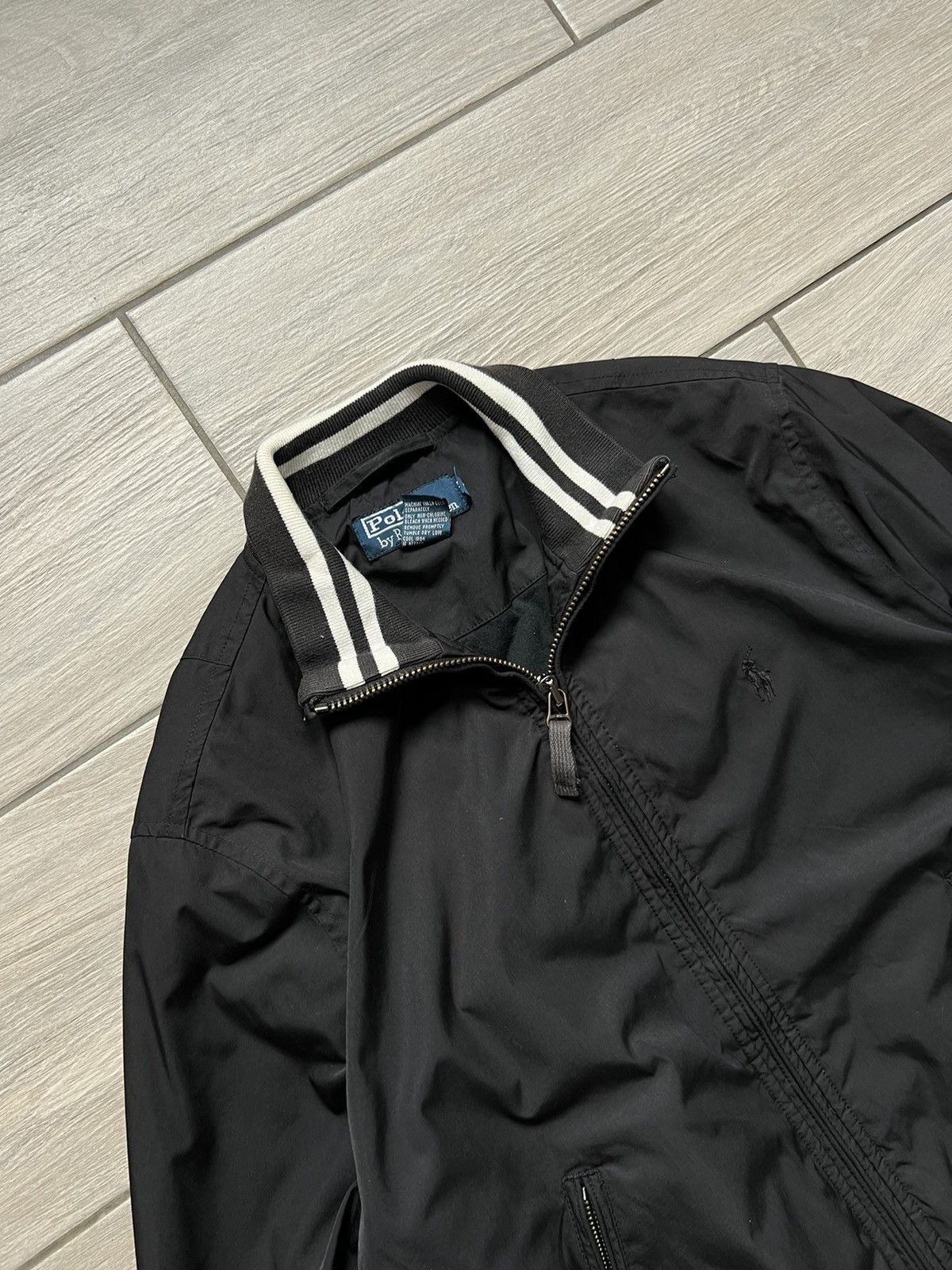 Polo Ralph Lauren Polo Ralph Lauren Bomber Jacket Vintage Black Size US S / EU 44-46 / 1 - 8 Thumbnail