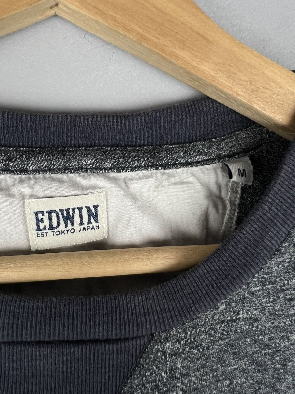 Edwin × Japanese Brand × Vintage Edwin Short sleeve heavy cotton T shirt Size US M / EU 48-50 / 2 - 3 Thumbnail