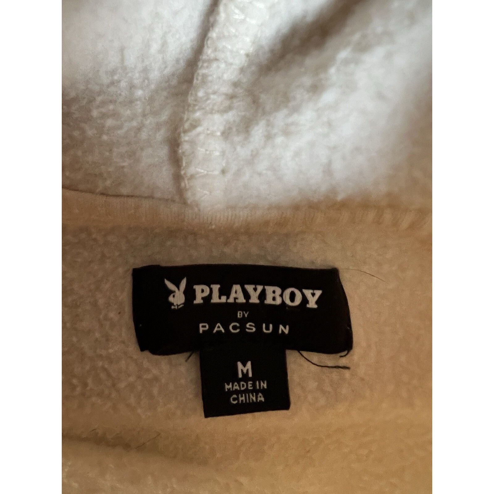 Playboy Play Boy X Pac Sun Hoodie Sweatshirt Size Medium Beige 2020 Size US M / EU 48-50 / 2 - 6 Thumbnail