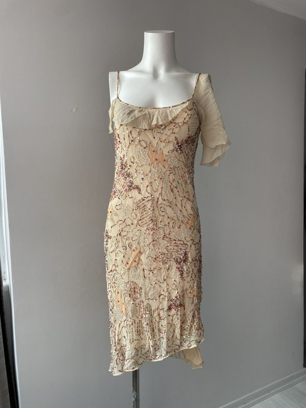 Vintage y2k silk dress Size L / US 10 / IT 46 - 5 Thumbnail