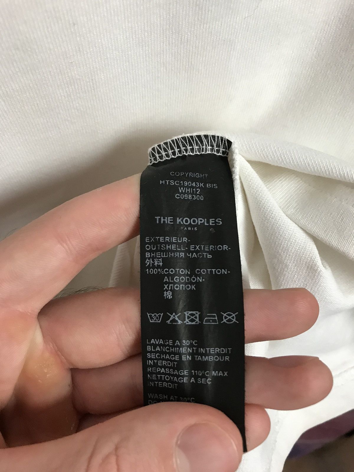 The Kooples The Kooples luxury streetwear tee Size US S / EU 44-46 / 1 - 7 Thumbnail
