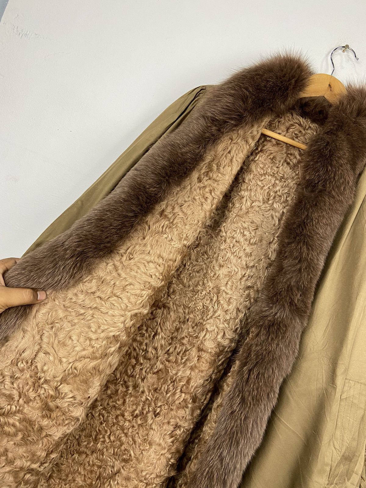 Sagafurs Real Fox Mink Furs Luxury Jacket Size L / US 10 / IT 46 - 7 Thumbnail
