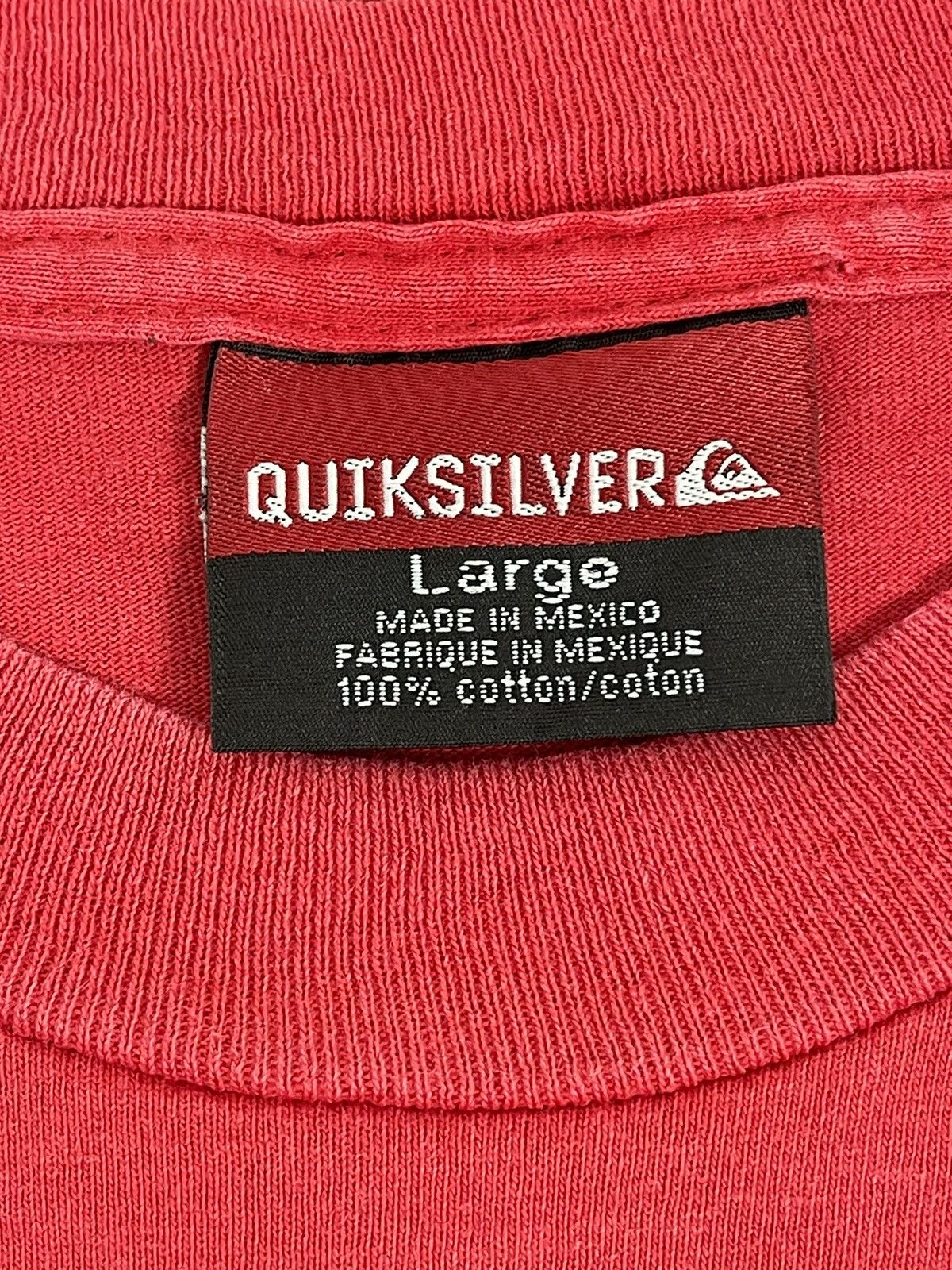 Quiksilver × Vintage 90s Vintage Quiksilver Boardriding Technologies Big Logo tee Size US L / EU 52-54 / 3 - 6 Thumbnail