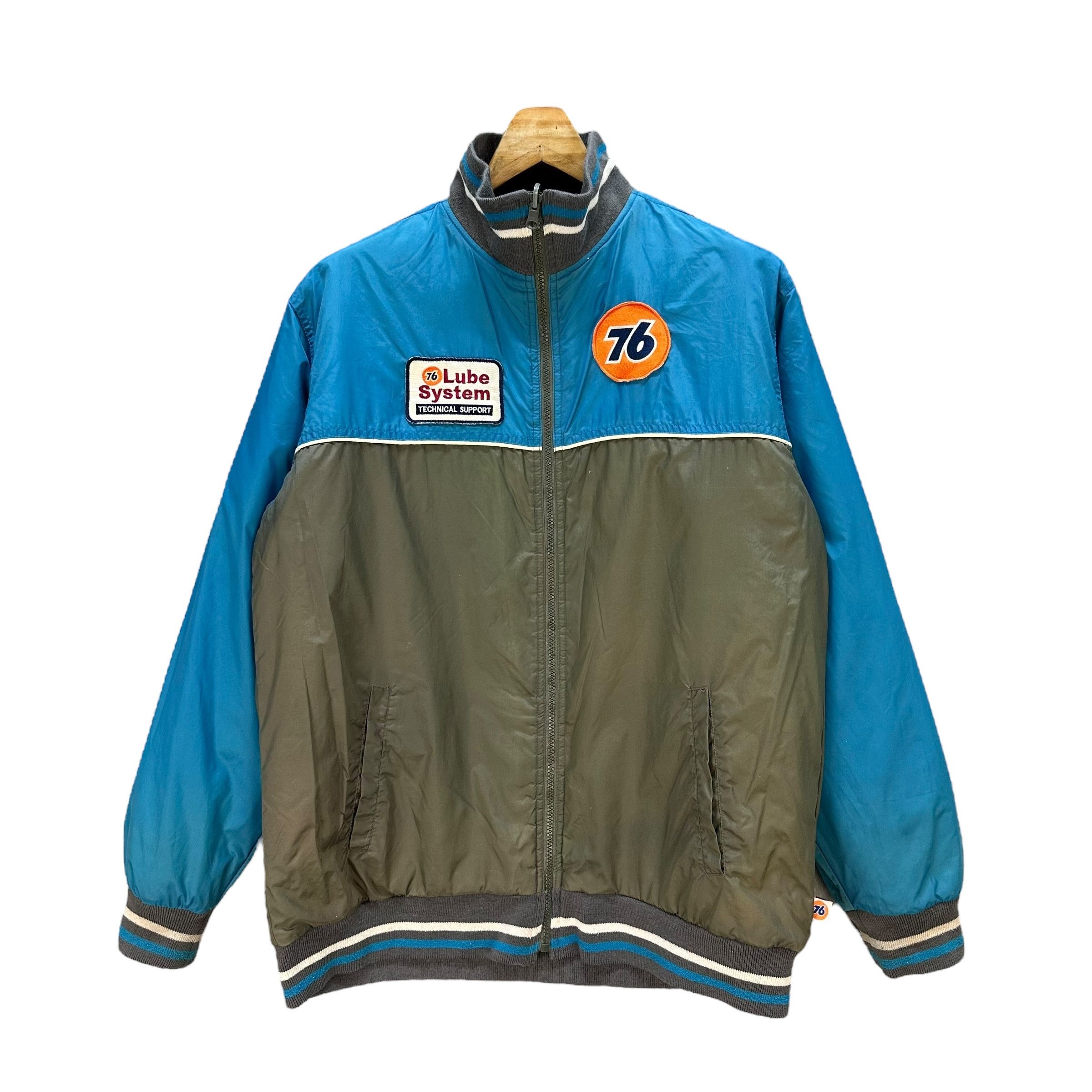 Japanese Brand 76 LUBRICANTS Motorsports Reversible Jacket #A50-1171 Size US L / EU 52-54 / 3 - 1 Thumbnail