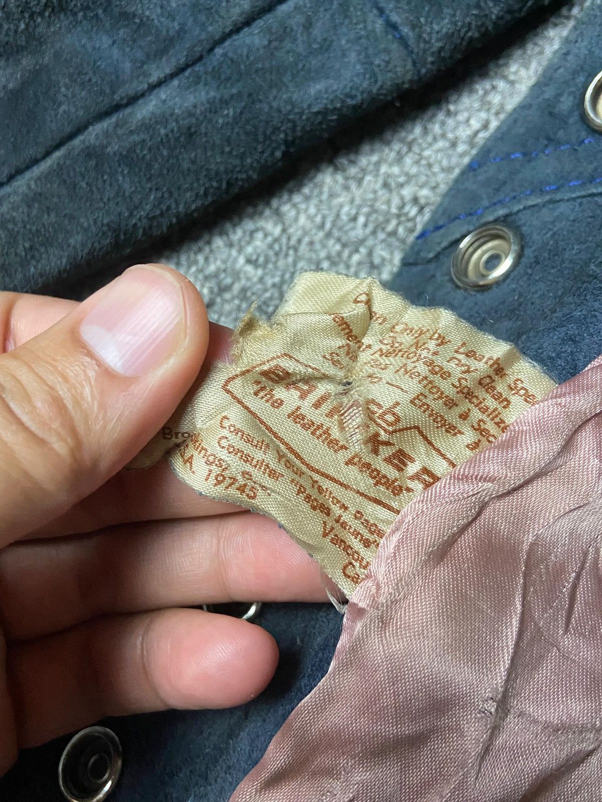 Japanese Brand Vintage Gassy Jack Mercantile Leather Suede Jacket (160) Size XXS / US 00 / IT 34 - 11 Thumbnail