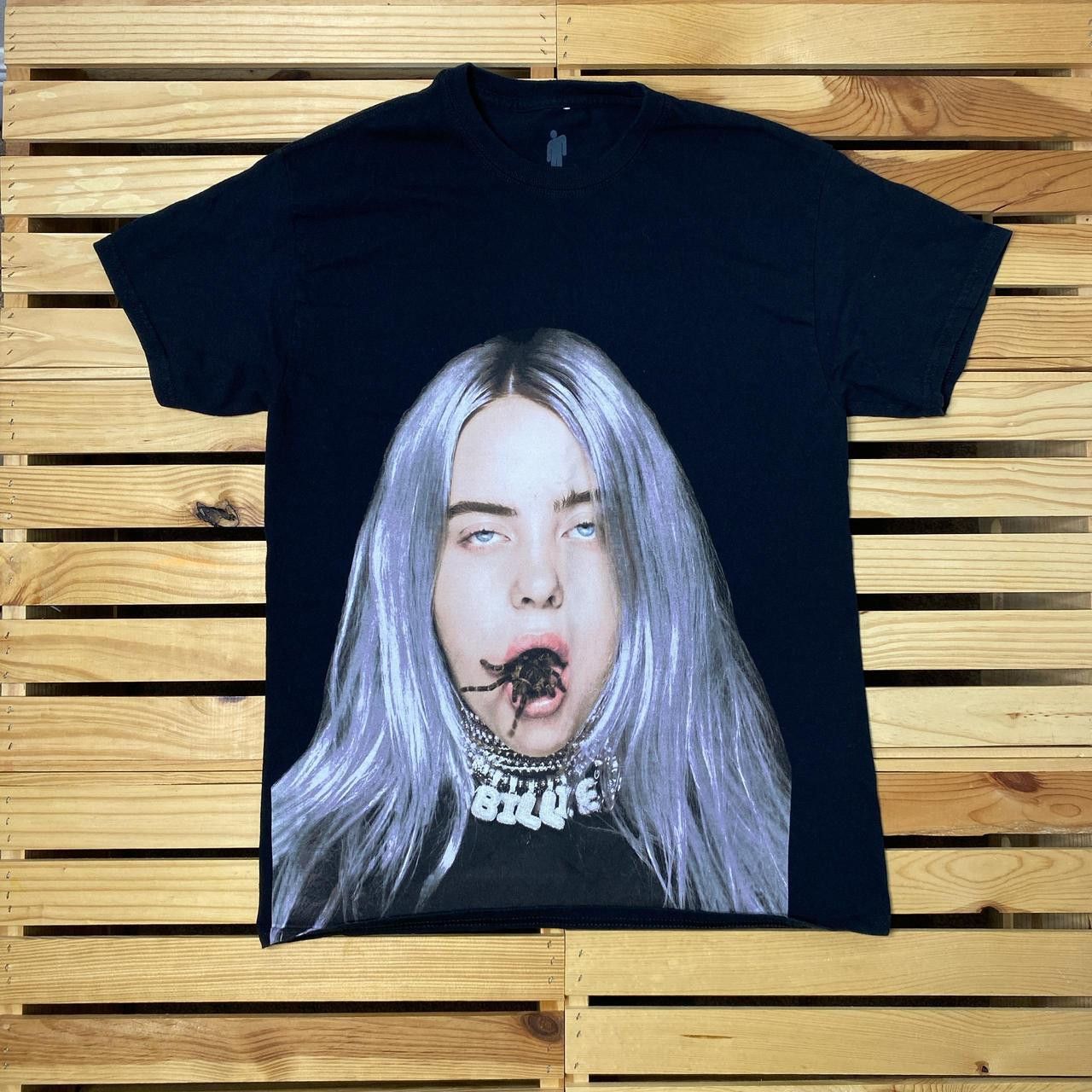 Billie Eilish Billie Eilish Tarantula Mouth 2019 Black Tee Size Medium Size M / US 6-8 / IT 42-44 - 1 Thumbnail