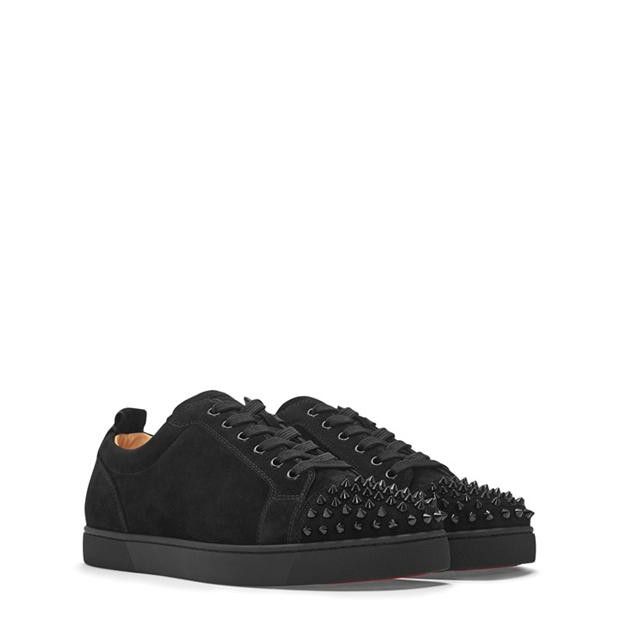 Christian Louboutin Vieira Spikes Veau Velour Sneakers Size US 9 / IT 39 - 4 Thumbnail