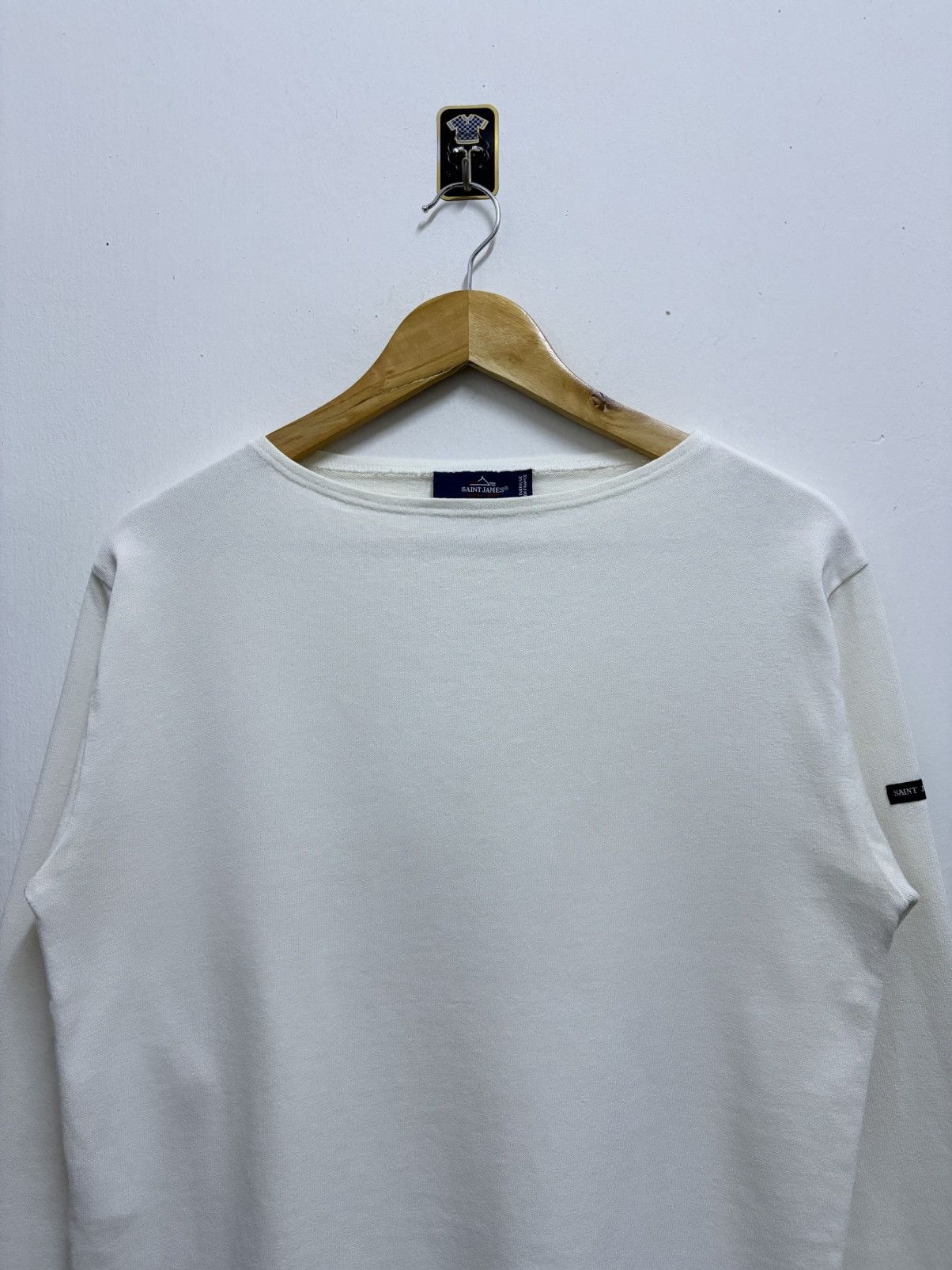 Saint James 2000's Saint James Minquiers White L/S T-Shirt Size US M / EU 48-50 / 2 - 3 Thumbnail