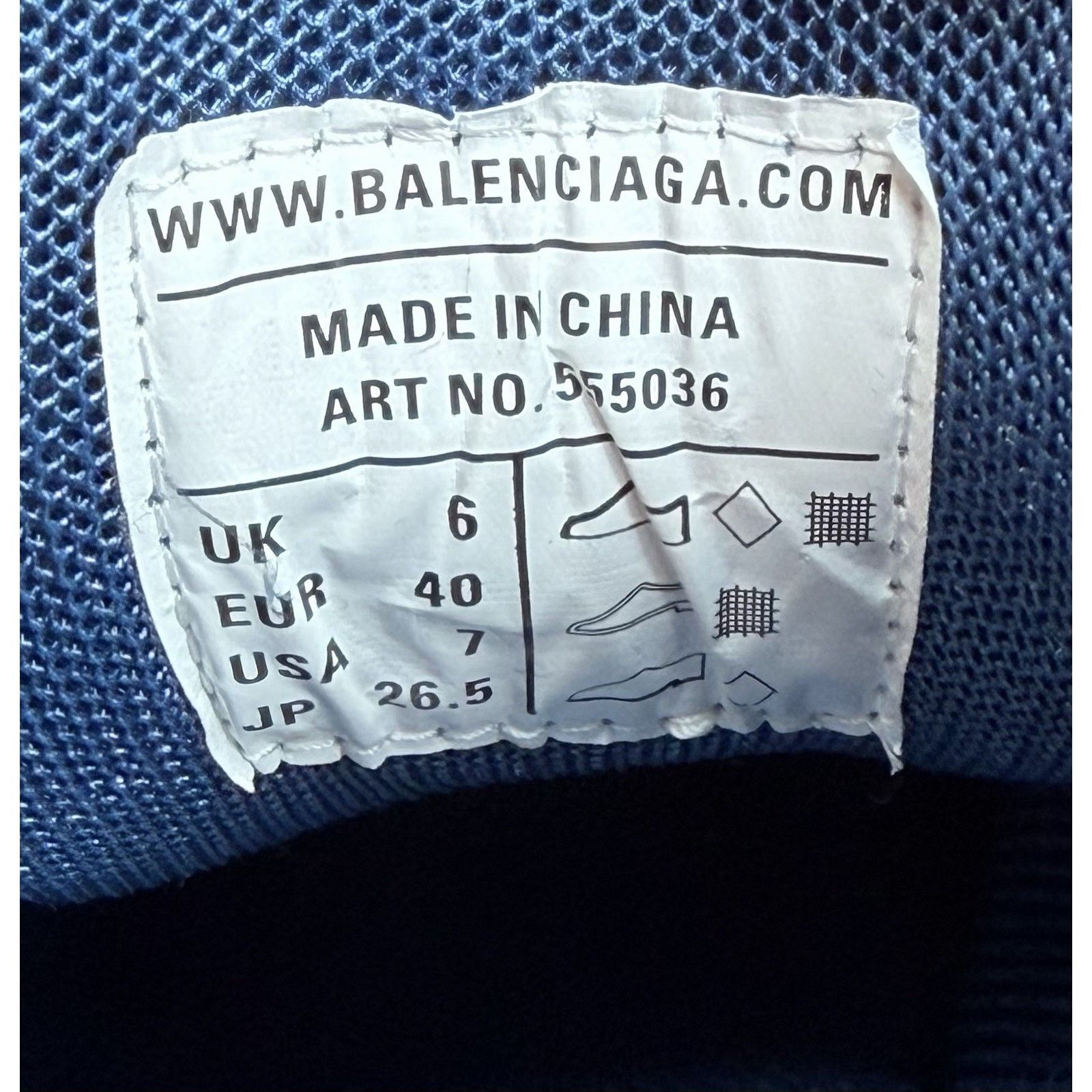Balenciaga Size 40EU/7US - Balenciaga Track Blue LED NEW! Size US 7 / EU 40 - 10 Thumbnail