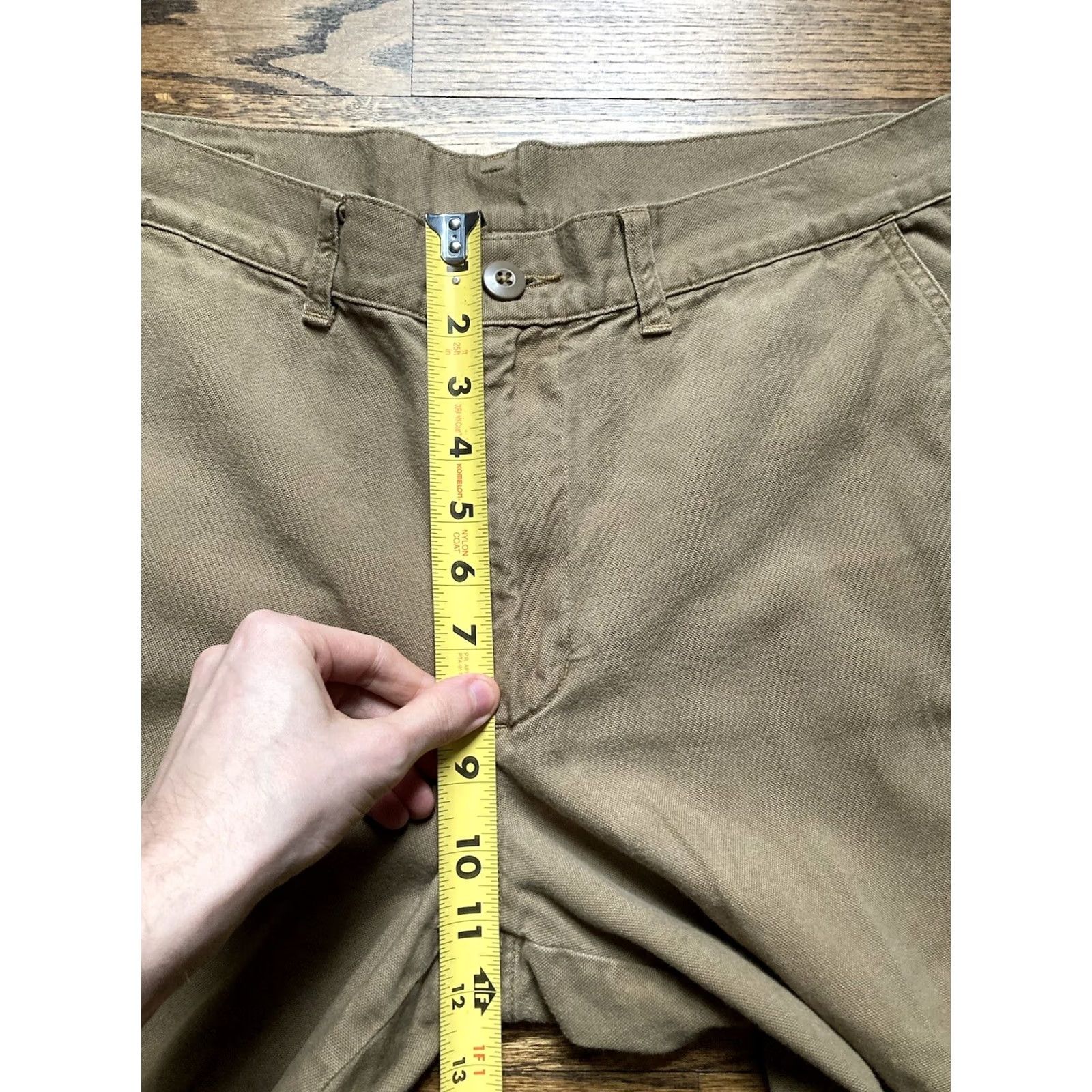 Patagonia Patagonia Pants Mens 34 Khaki Canvas Cotton 34x29 Regular Straight Logo 34x29 Mens Brown Khakis Casual Size US 34 / EU 50 - 4 Thumbnail