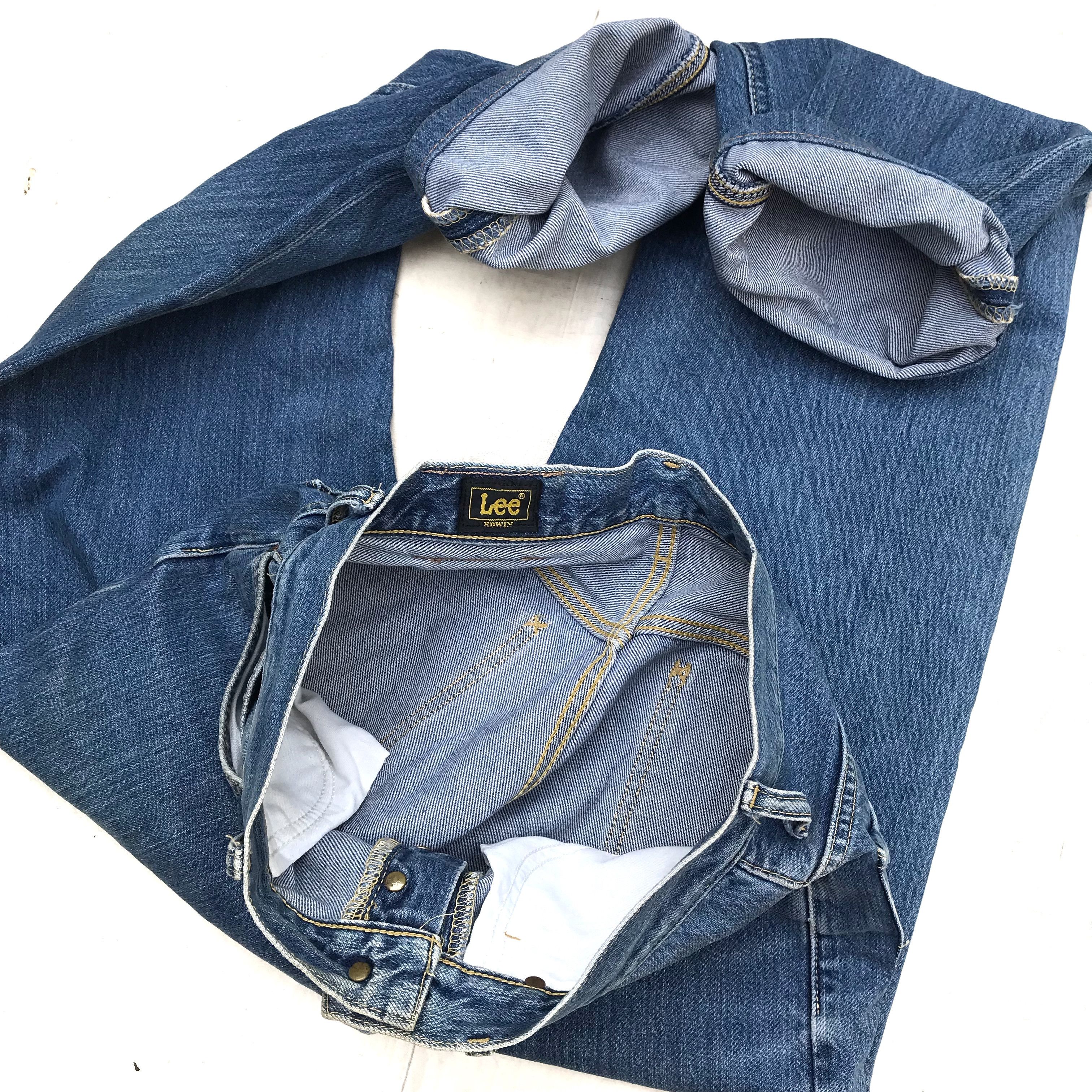 Lee × Union LA × Vintage Vintage Lee riders X Edwin sanforized union made jeans butto Size US 31 - 12 Thumbnail