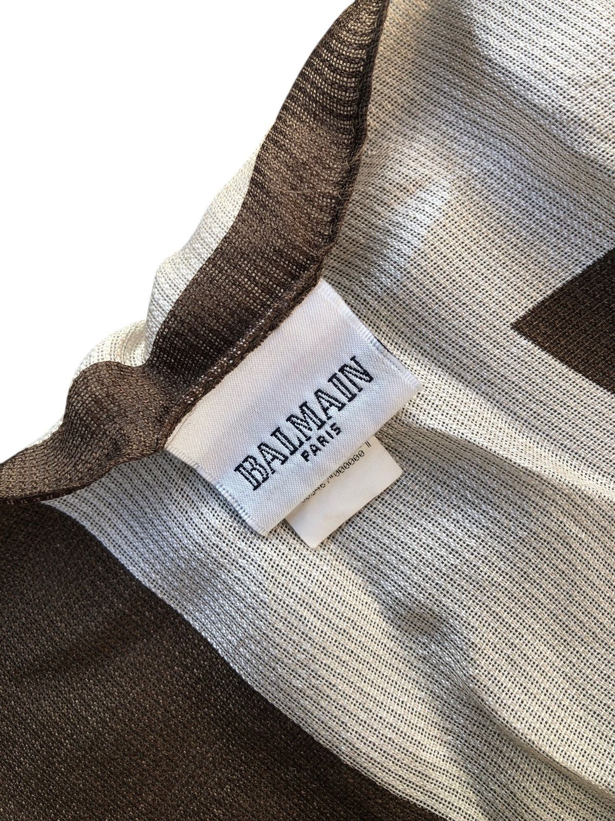 Balmain Vintage Balmain Paris Silk Scarf Size ONE SIZE - 6 Thumbnail